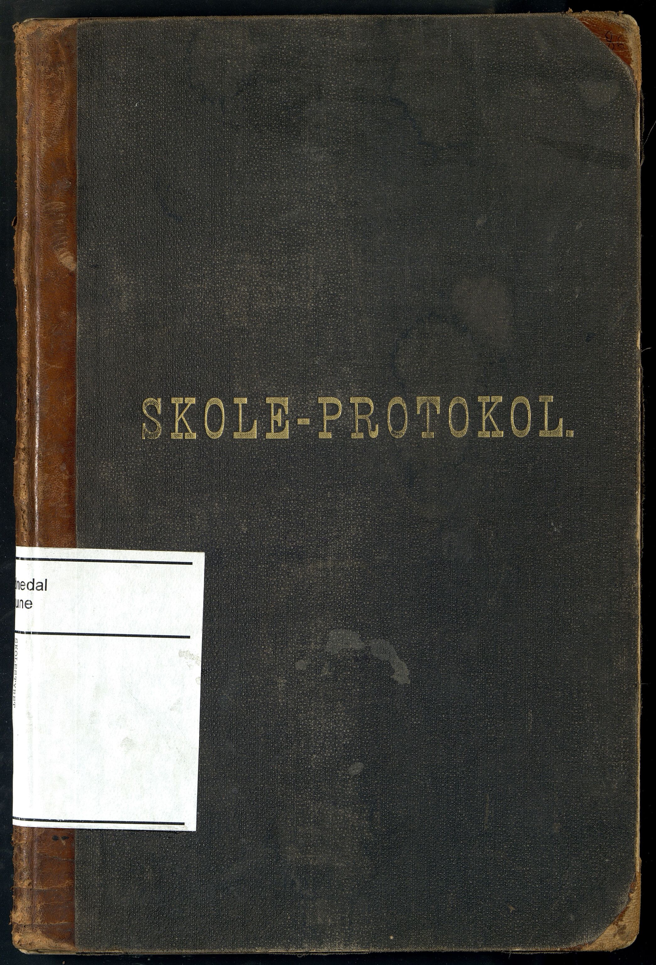 Sør-Audnedal kommune - Nyplass Skole, ARKSOR/1029SØ558/G/L0003: Skoleprotokoll, 1893-1908