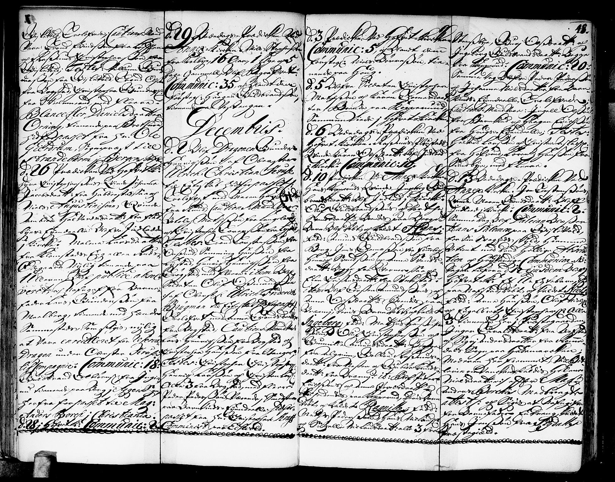 Ullensaker prestekontor Kirkebøker, AV/SAO-A-10236a/F/Fa/L0003: Ministerialbok nr. I 3, 1711-1720, s. 48