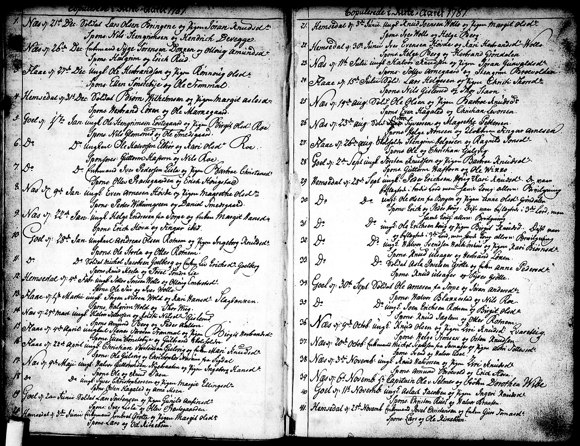 Nes kirkebøker, SAKO/A-236/F/Fa/L0005: Ministerialbok nr. 5, 1787-1807, s. 12-13