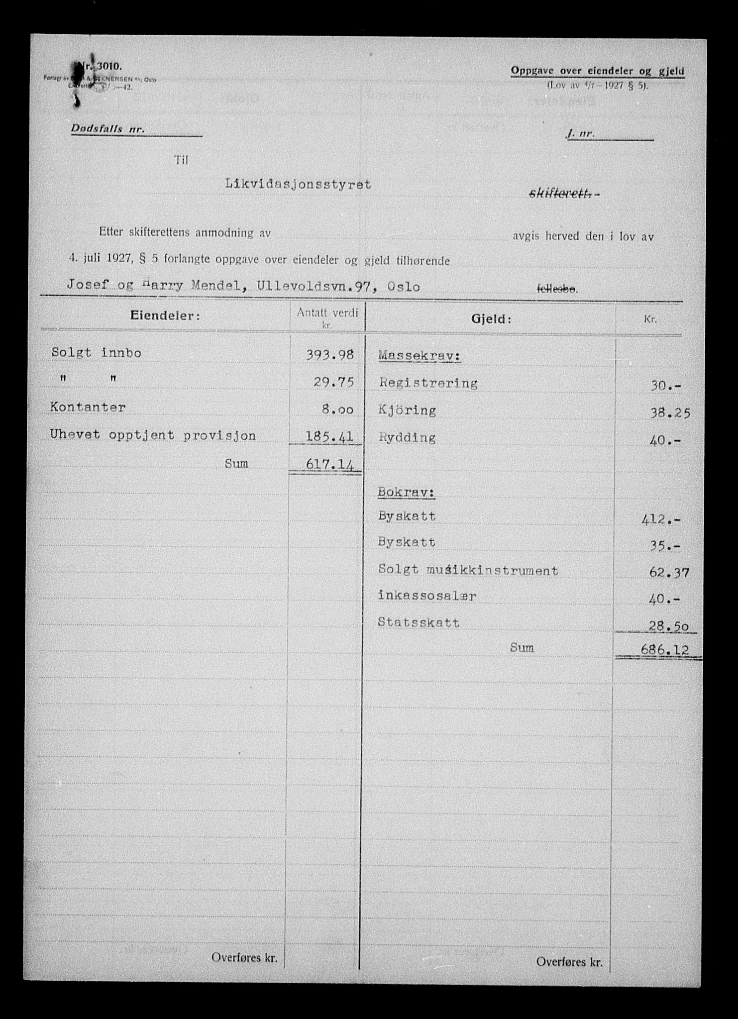 Justisdepartementet, Tilbakeføringskontoret for inndratte formuer, AV/RA-S-1564/H/Hc/Hcc/L0963: --, 1945-1947, s. 756