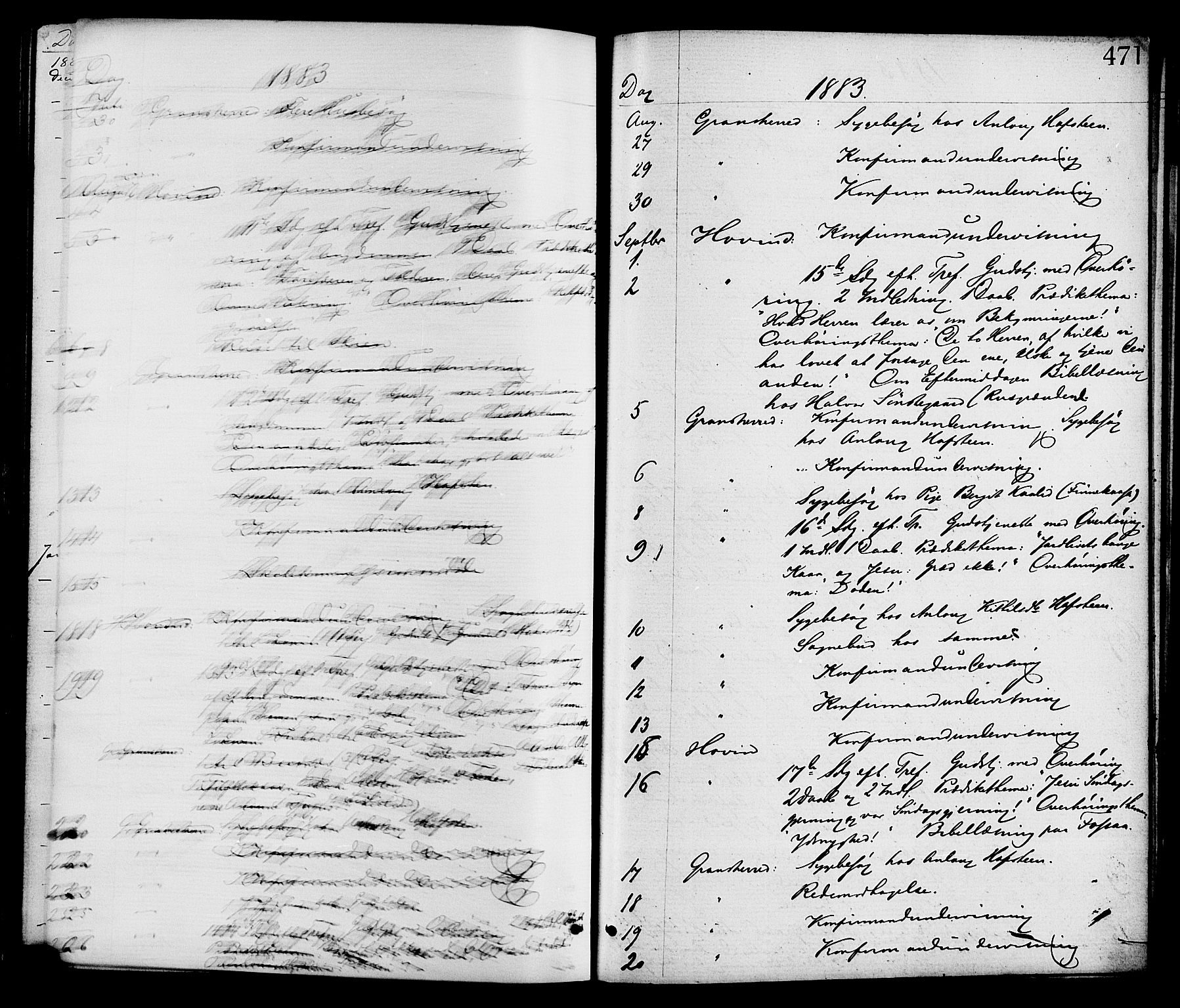 Gransherad kirkebøker, AV/SAKO-A-267/F/Fa/L0004: Ministerialbok nr. I 4, 1871-1886, s. 471