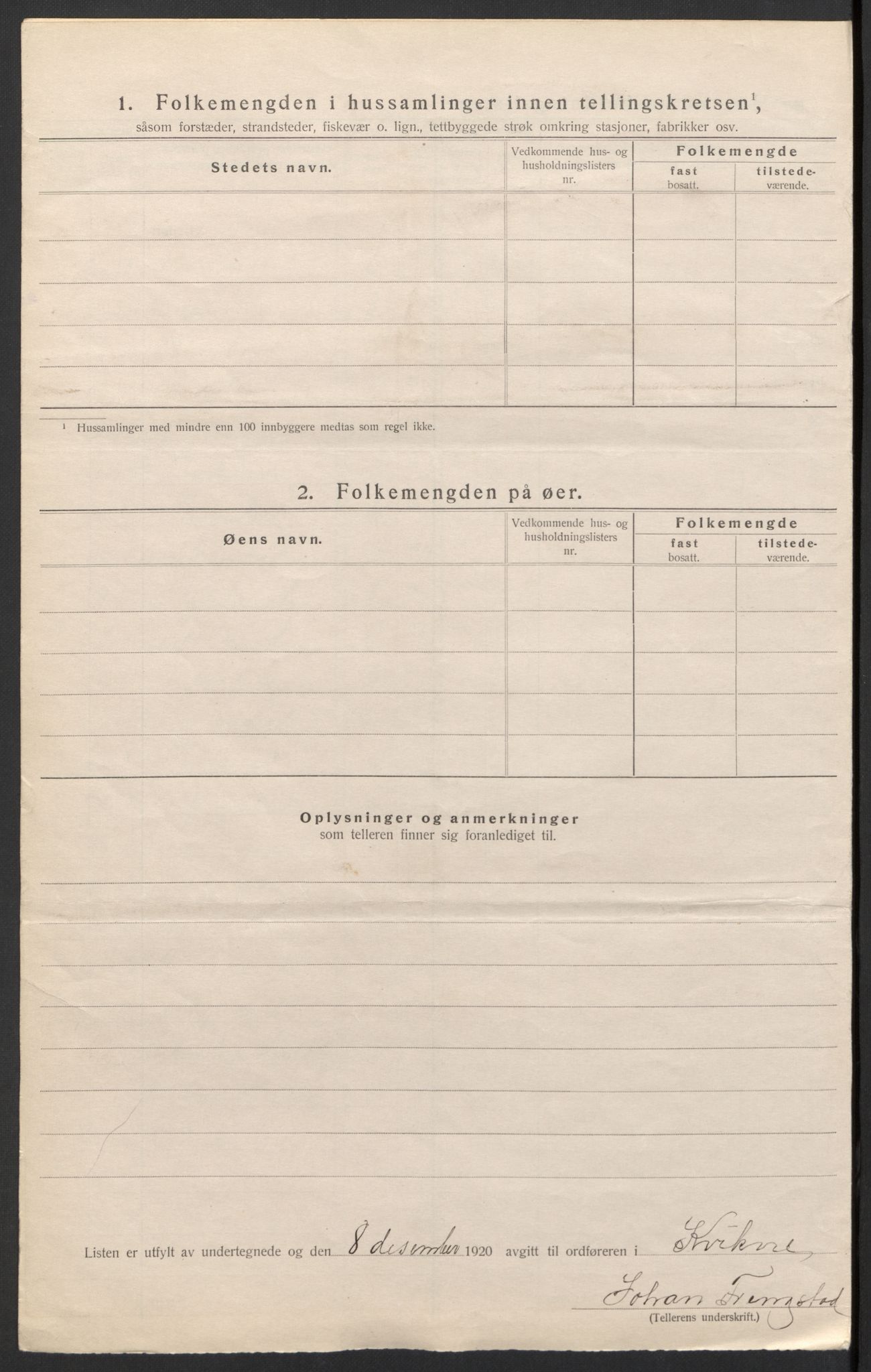 SAH, Folketelling 1920 for 0440 Kvikne herred, 1920, s. 17