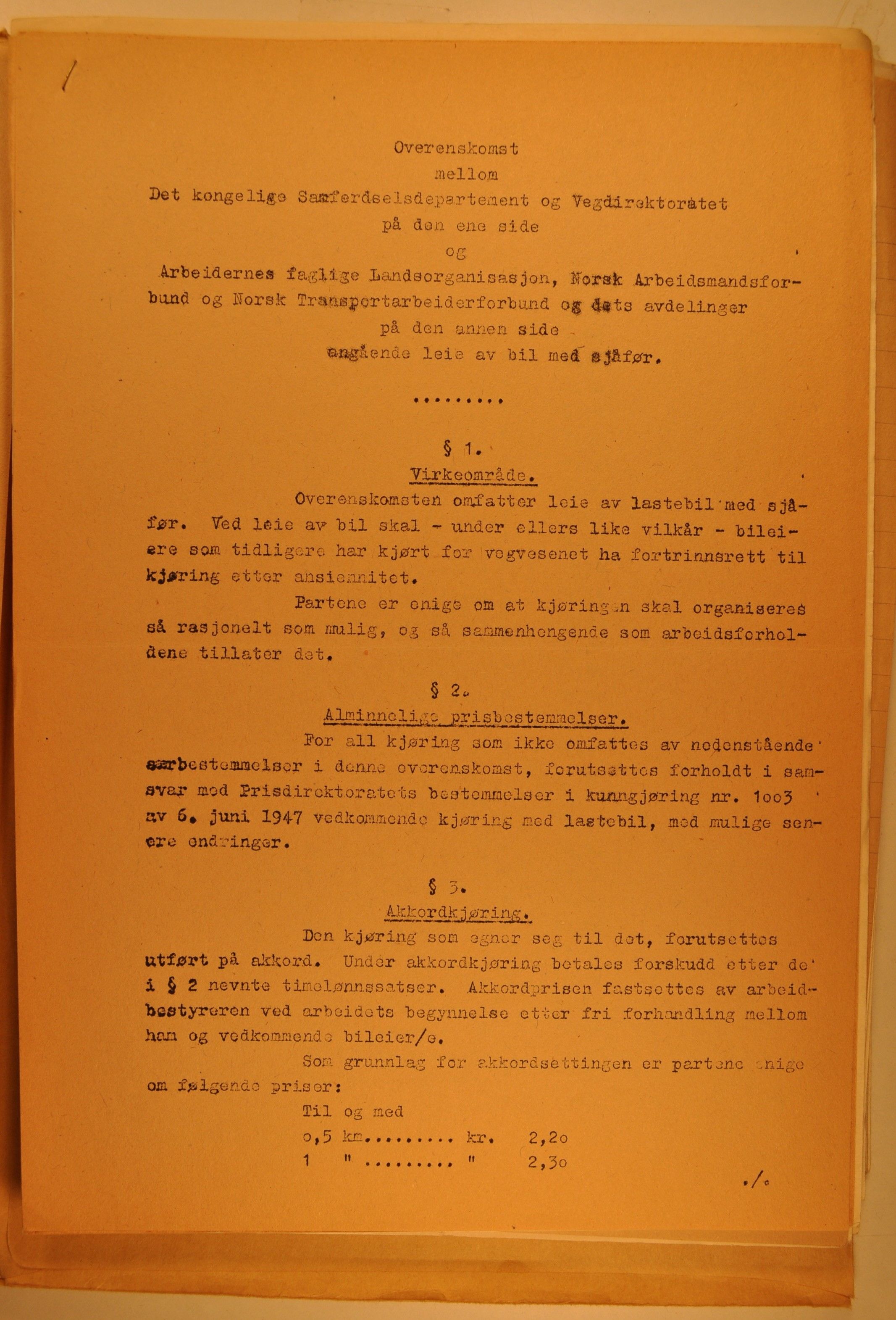 Hadeland Veiarbeiderforening, OARM/H-A-00304/D/Da/L0001/0016: Sakspapirer / Sakspapirer, 1948