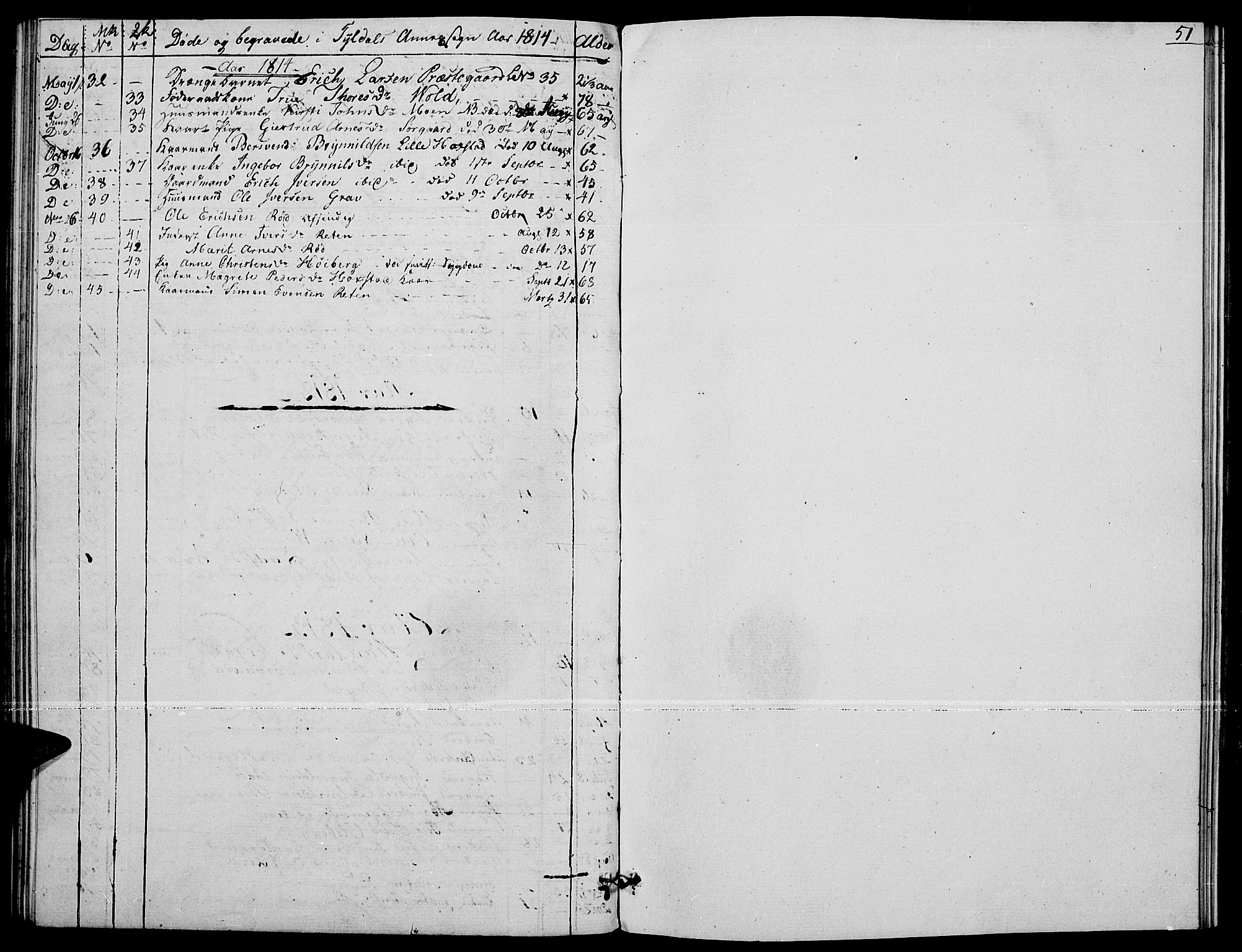 Tynset prestekontor, SAH/PREST-058/H/Ha/Haa/L0017: Ministerialbok nr. 17, 1801-1814, s. 51