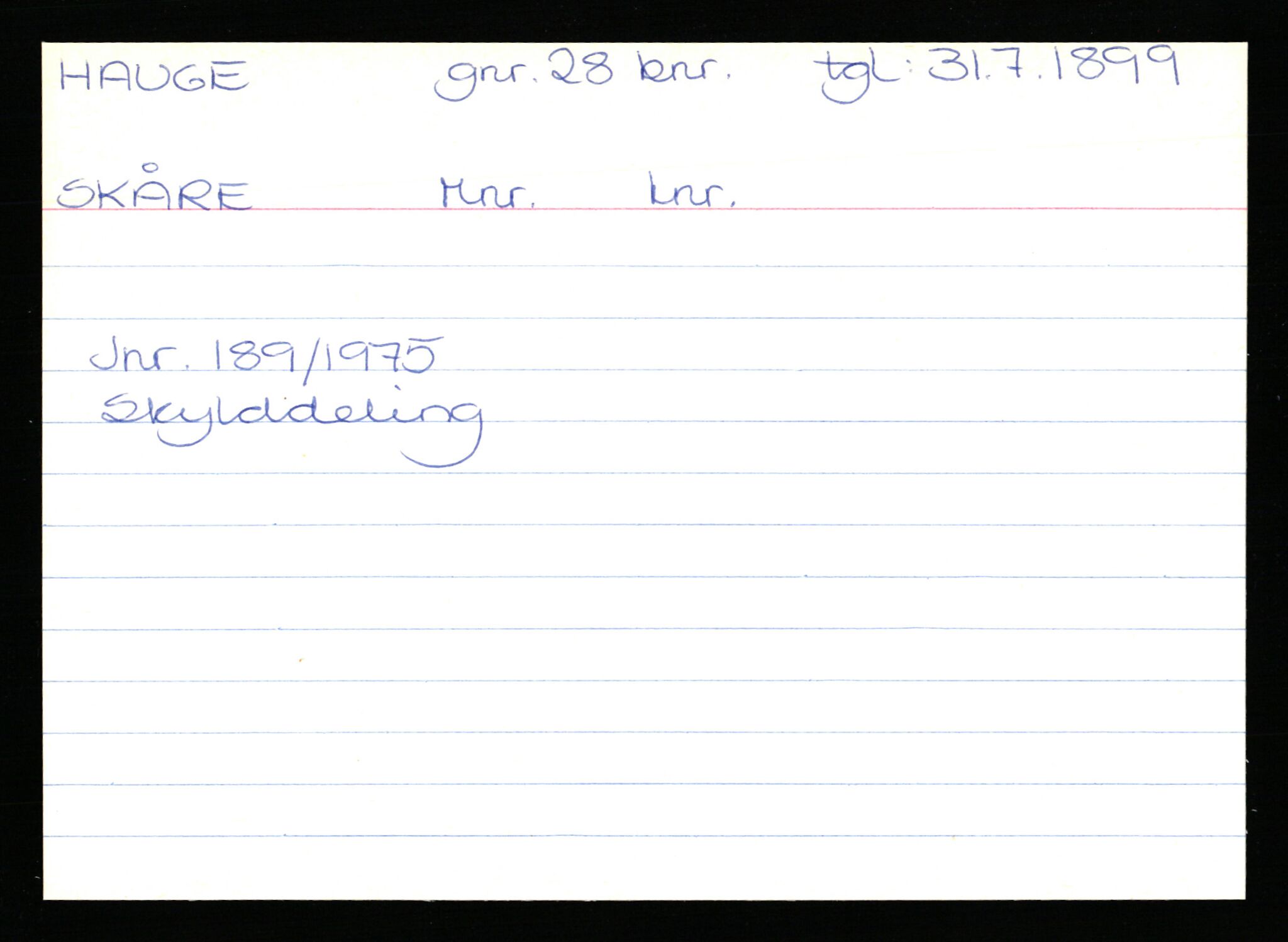 Statsarkivet i Stavanger, AV/SAST-A-101971/03/Y/Yk/L0015: Registerkort sortert etter gårdsnavn: Haneberg - Haugland nedre, 1750-1930, s. 462