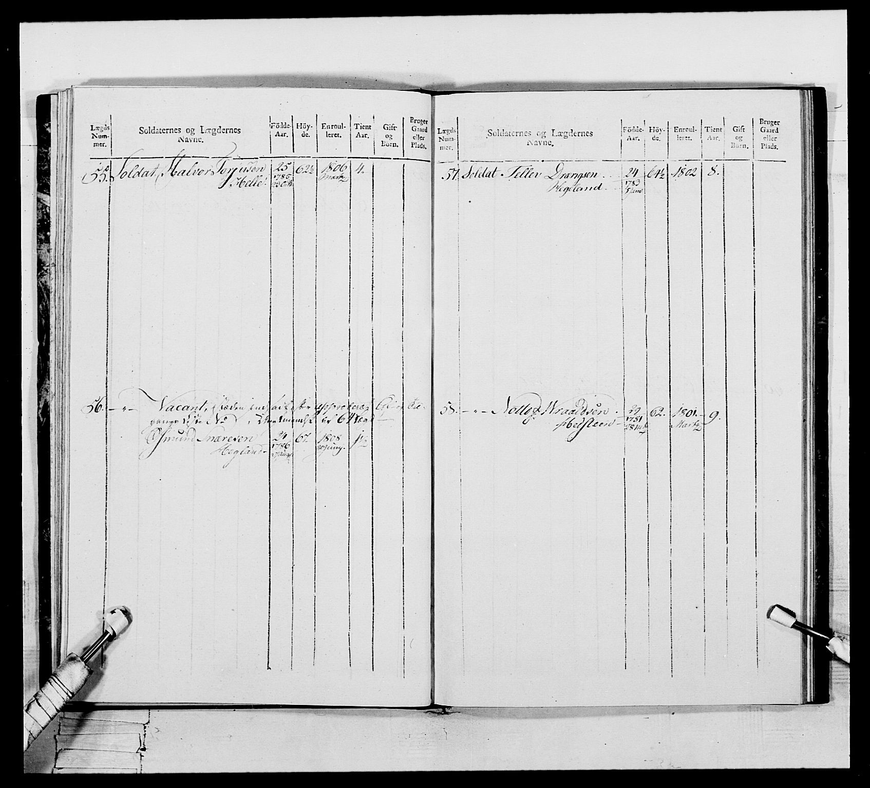 Generalitets- og kommissariatskollegiet, Det kongelige norske kommissariatskollegium, AV/RA-EA-5420/E/Eh/L0111: Vesterlenske nasjonale infanteriregiment, 1810, s. 164