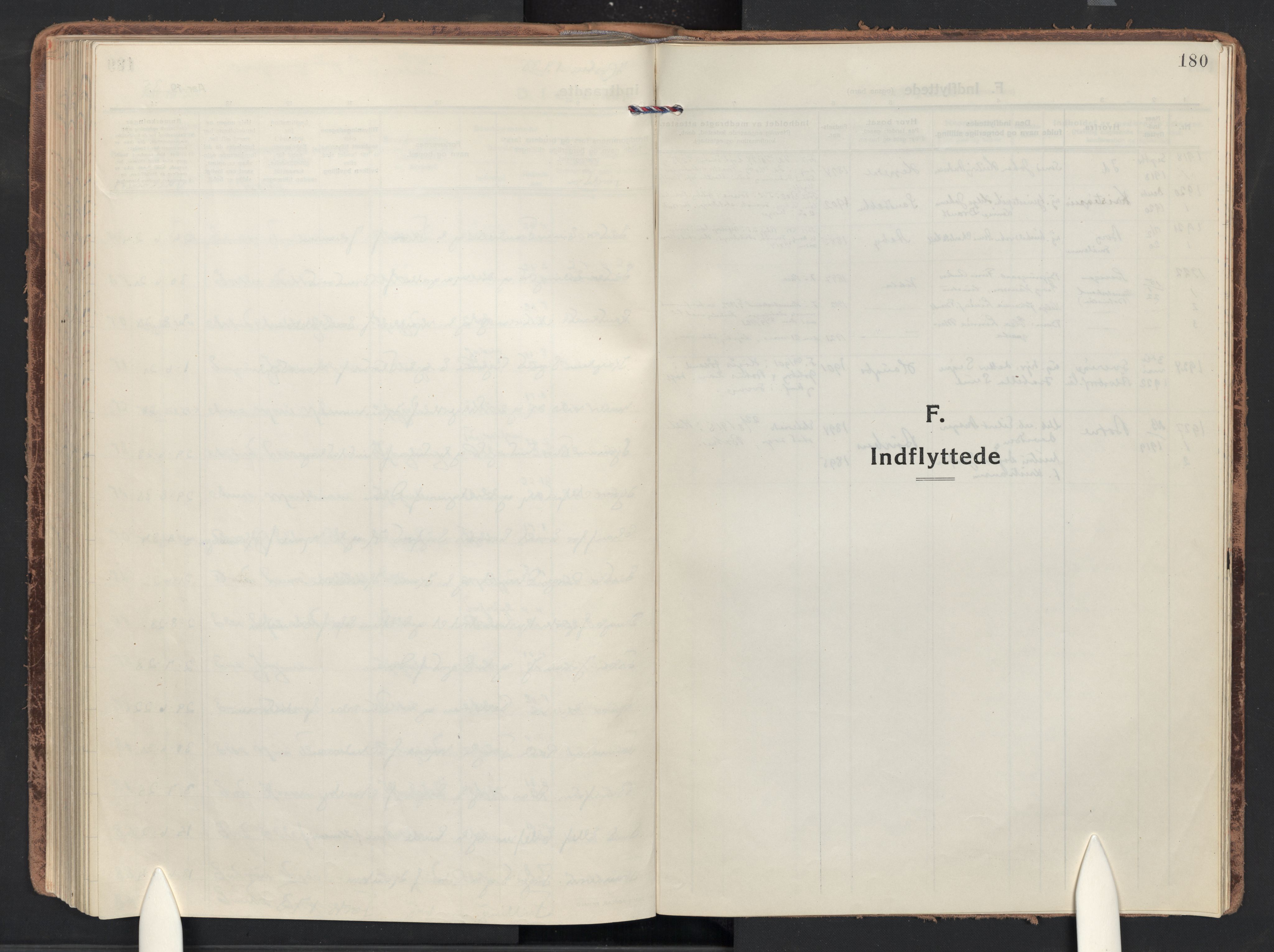 Asker prestekontor Kirkebøker, AV/SAO-A-10256a/F/Fa/L0019: Ministerialbok nr. I 19, 1918-1935, s. 180