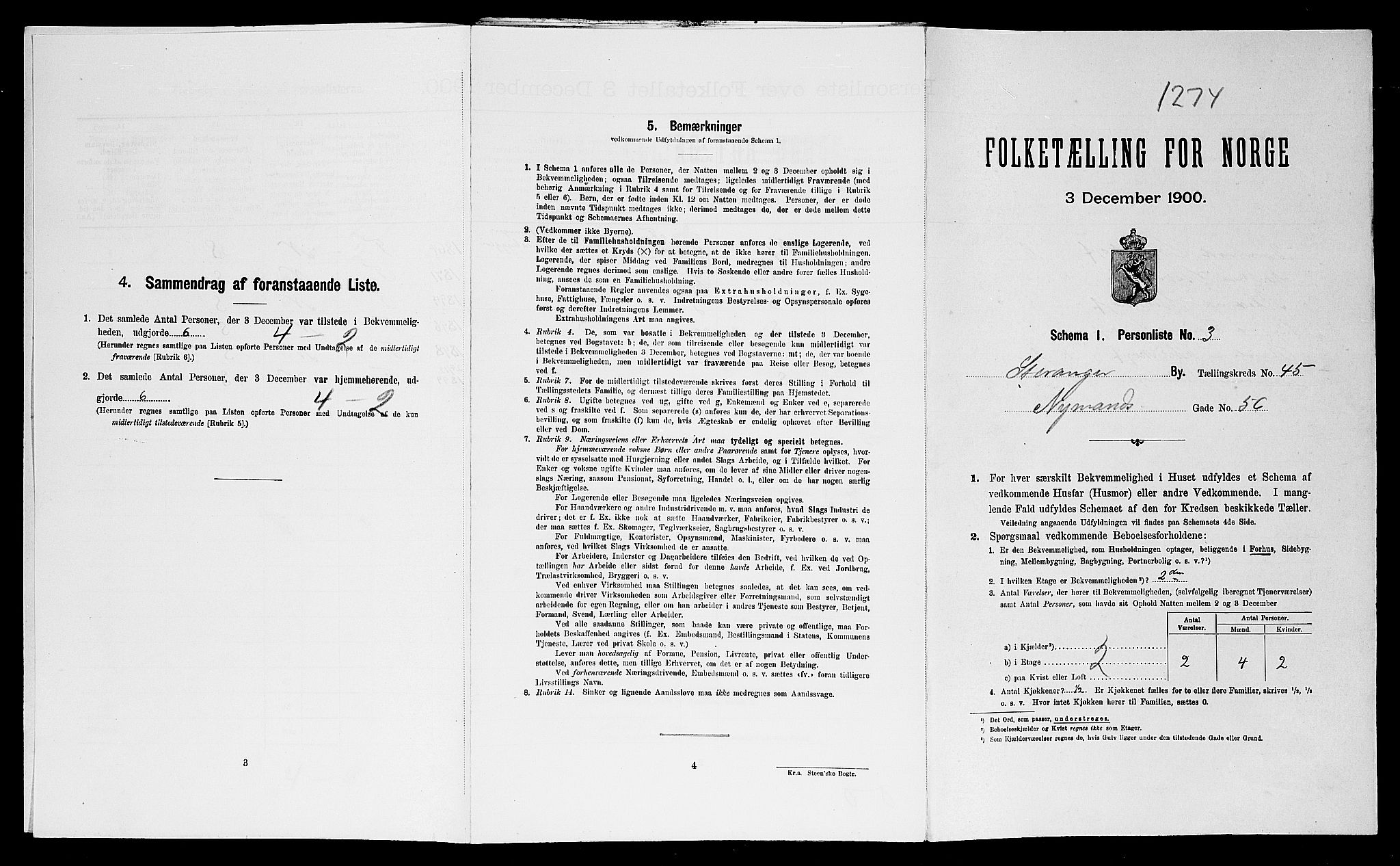 SAST, Folketelling 1900 for 1103 Stavanger kjøpstad, 1900, s. 17039