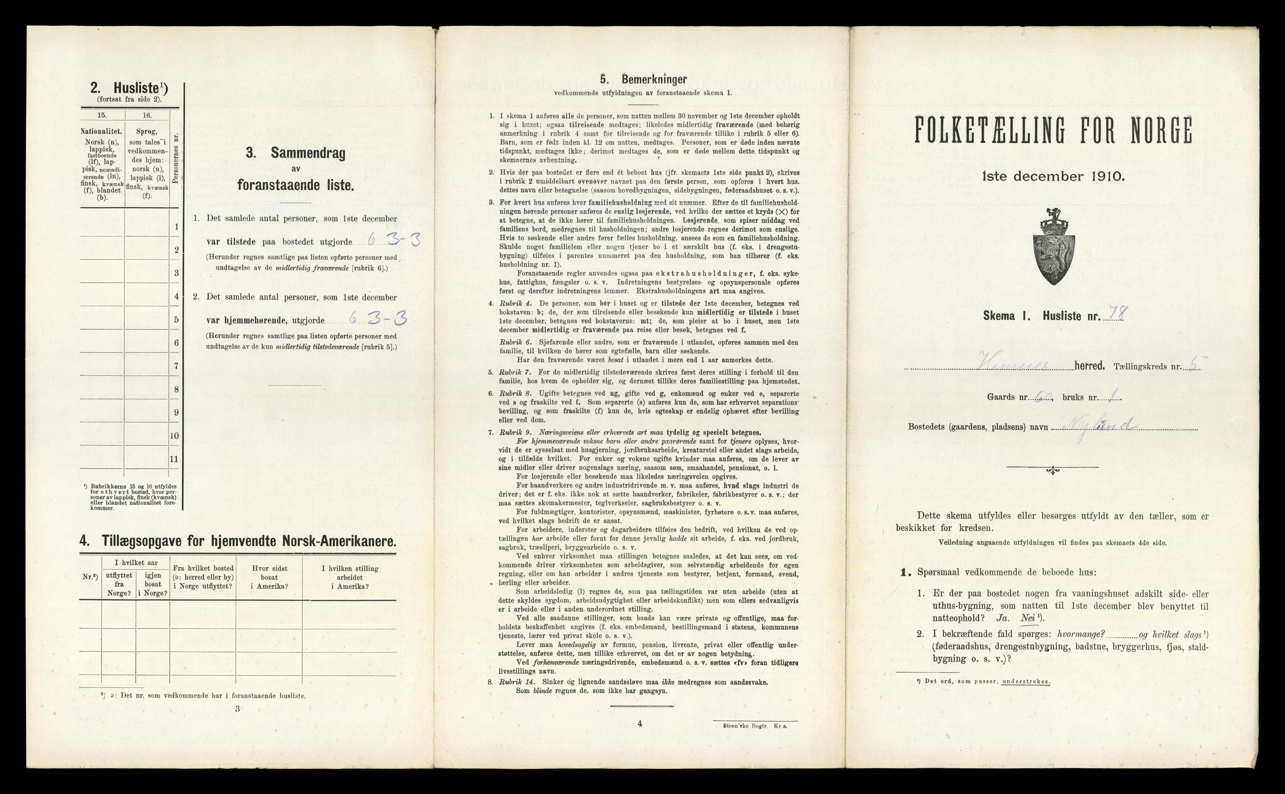 RA, Folketelling 1910 for 1832 Hemnes herred, 1910, s. 1240