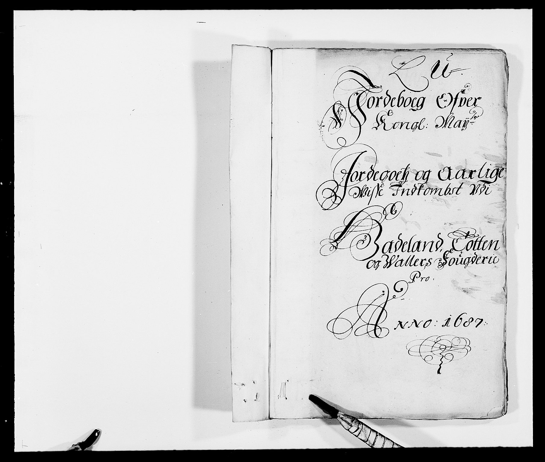Rentekammeret inntil 1814, Reviderte regnskaper, Fogderegnskap, RA/EA-4092/R18/L1286: Fogderegnskap Hadeland, Toten og Valdres, 1687, s. 11