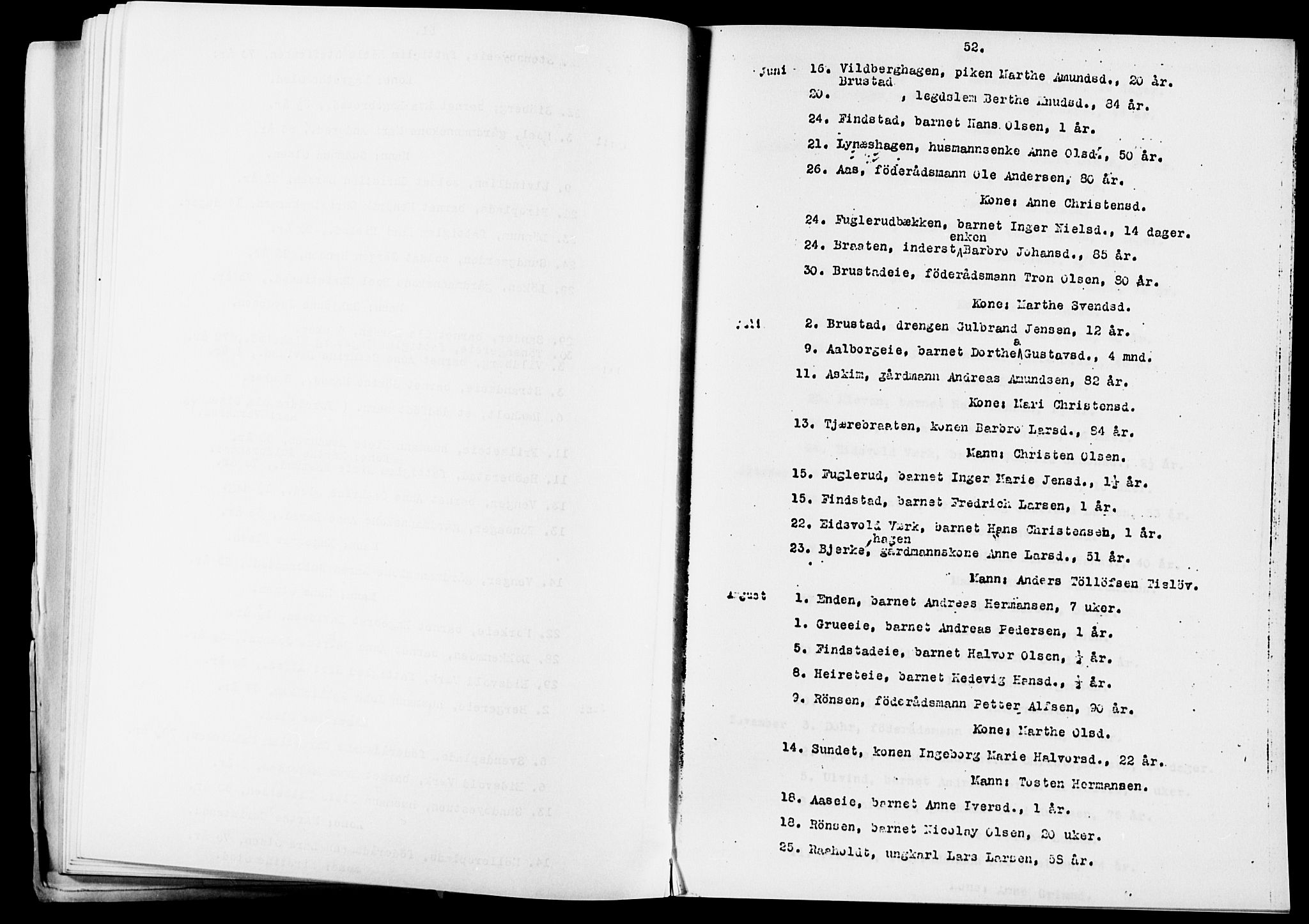 Eidsvoll prestekontor Kirkebøker, AV/SAO-A-10888/O/Oa/L0005: Annen kirkebok nr. 5, 1815-1865, s. 52