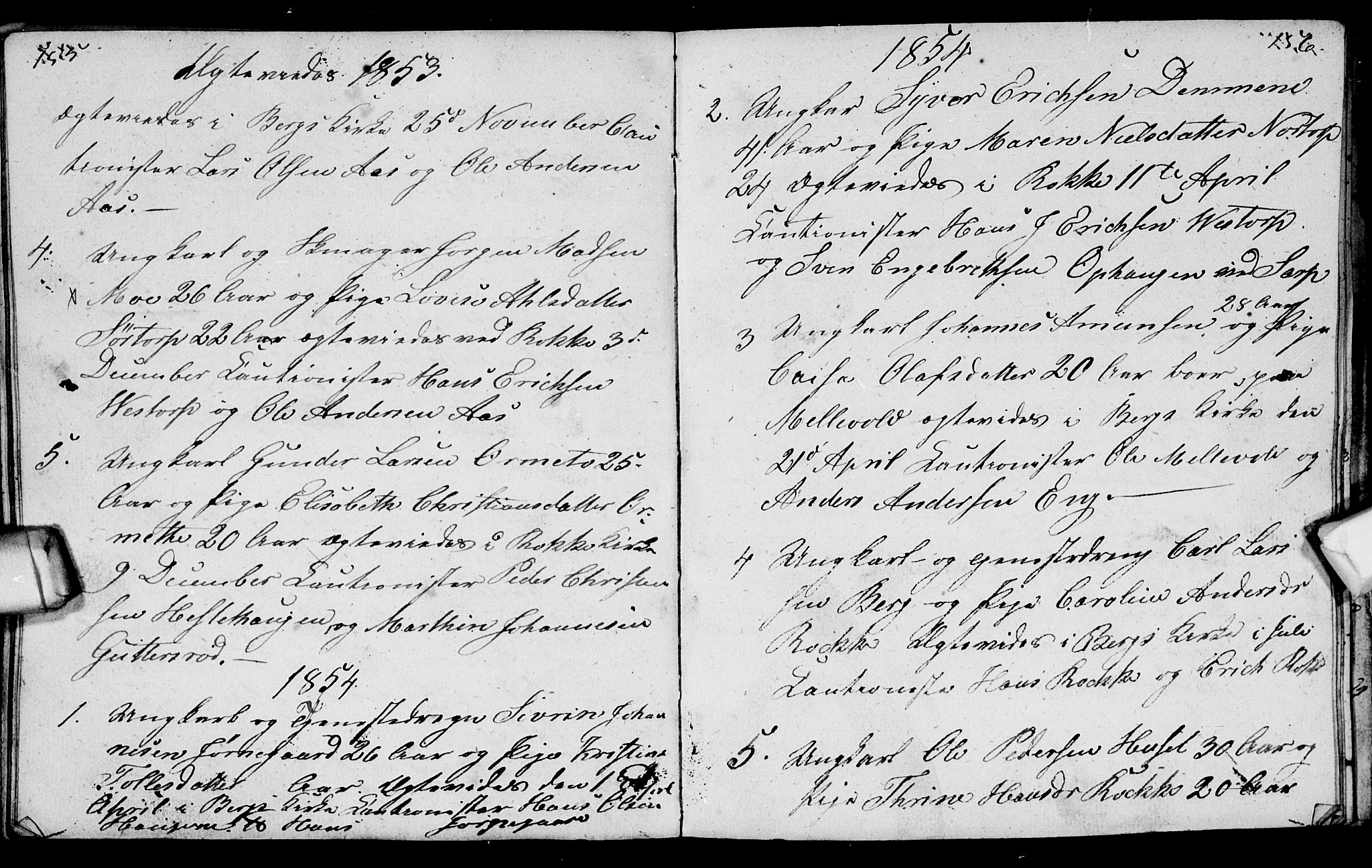 Berg prestekontor Kirkebøker, AV/SAO-A-10902/G/Gc/L0001: Klokkerbok nr. III 1, 1844-1855, s. 155-156