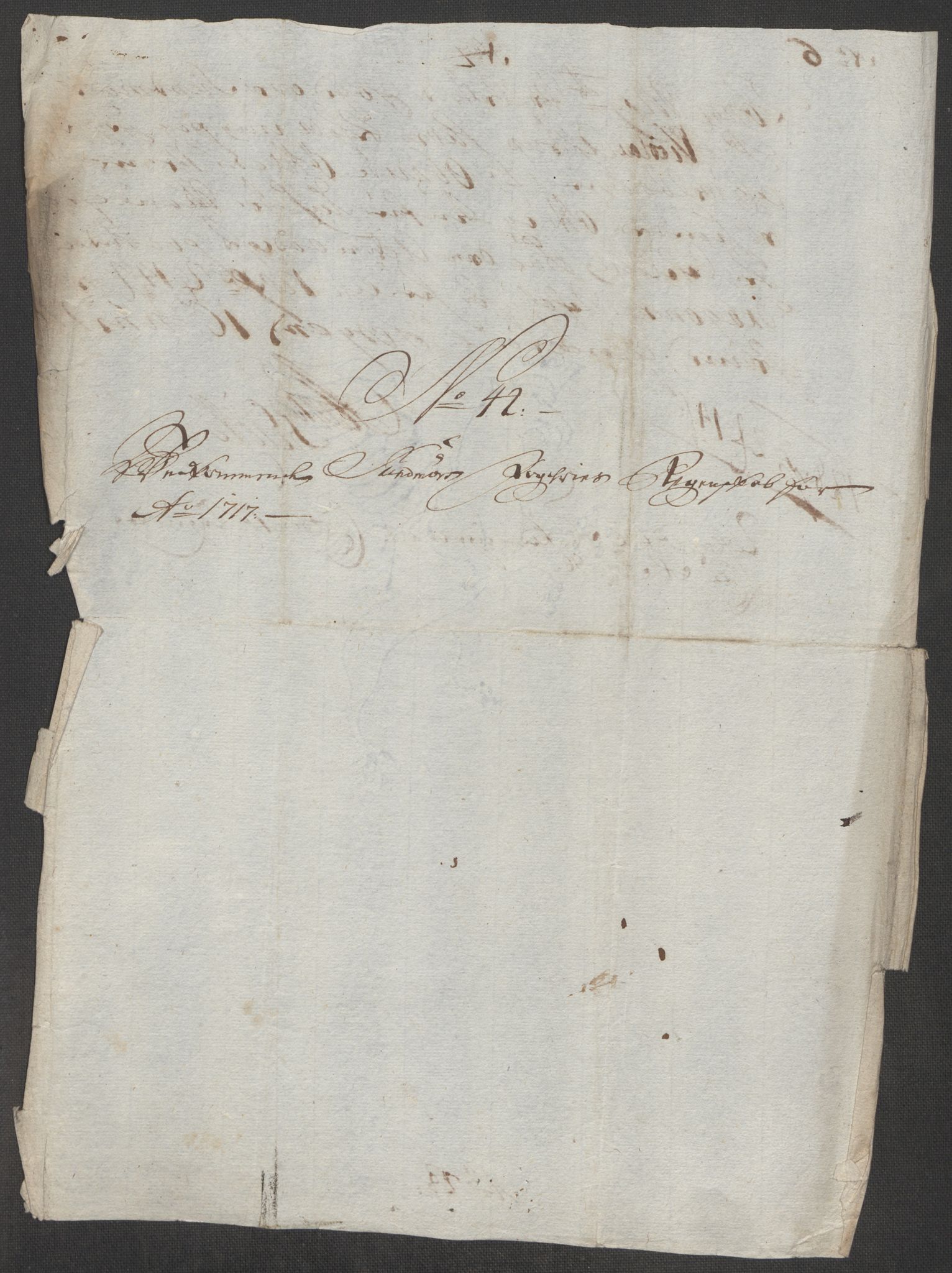 Rentekammeret inntil 1814, Reviderte regnskaper, Fogderegnskap, AV/RA-EA-4092/R54/L3569: Fogderegnskap Sunnmøre, 1717, s. 327