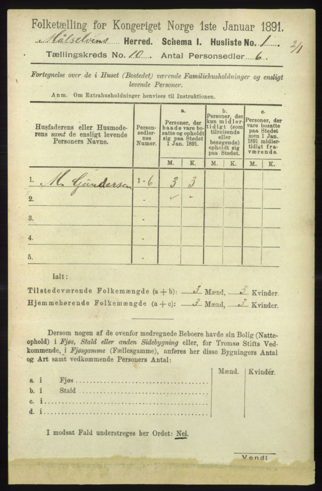 RA, Folketelling 1891 for 1924 Målselv herred, 1891, s. 2959