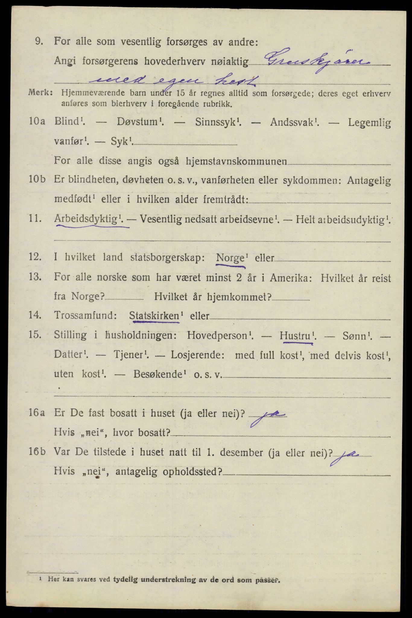 SAO, Folketelling 1920 for 0236 Nes herred, 1920, s. 7091