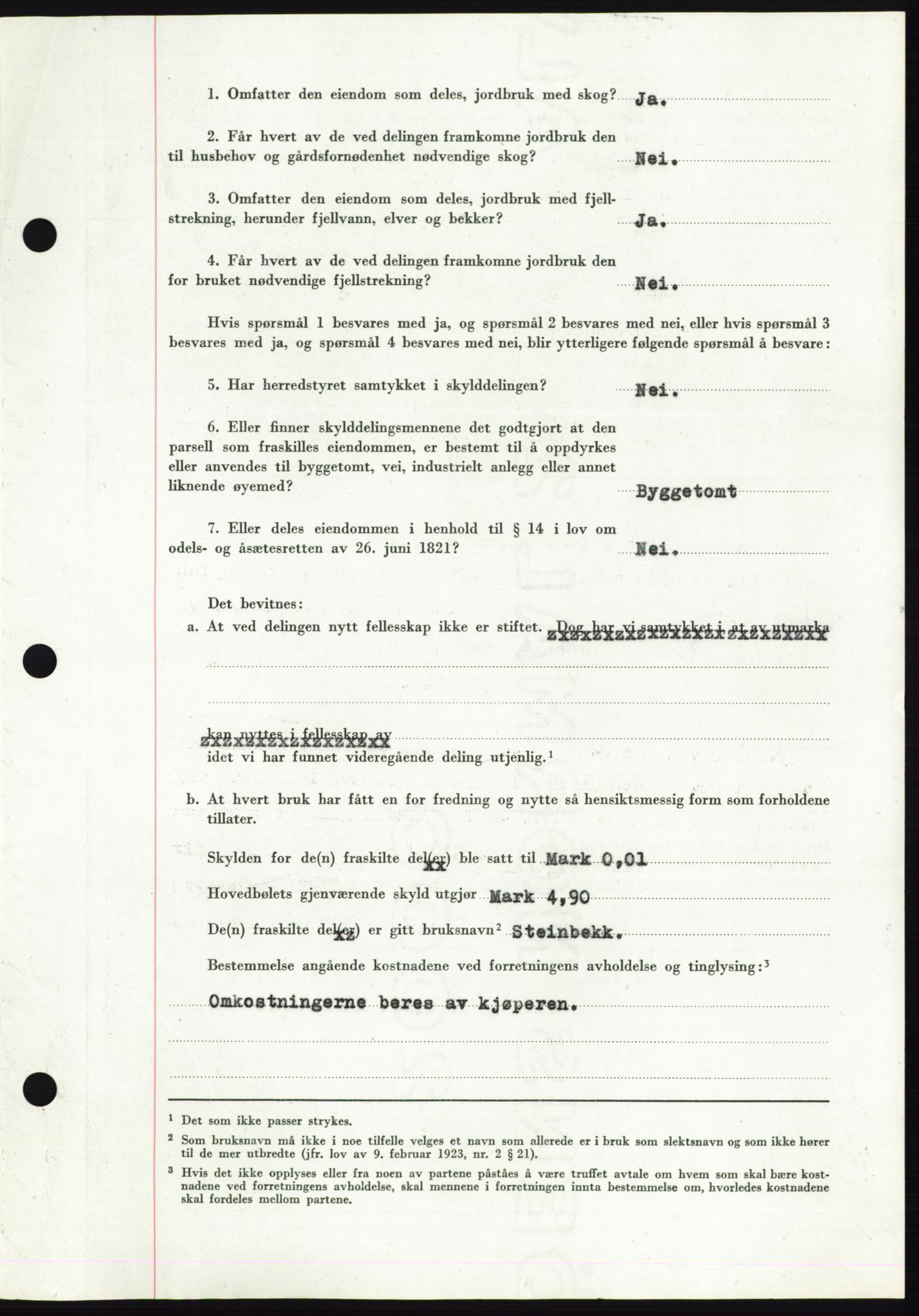 Namdal sorenskriveri, SAT/A-4133/1/2/2C: Pantebok nr. -, 1947-1948, Dagboknr: 667/1948