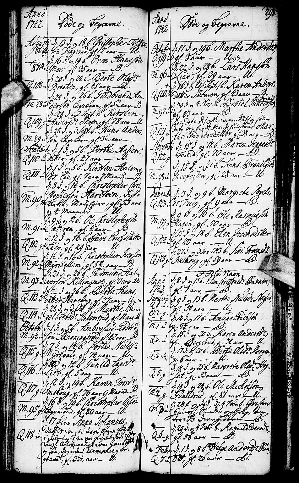 Aurskog prestekontor Kirkebøker, SAO/A-10304a/F/Fa/L0002: Ministerialbok nr. I 2, 1735-1766, s. 298