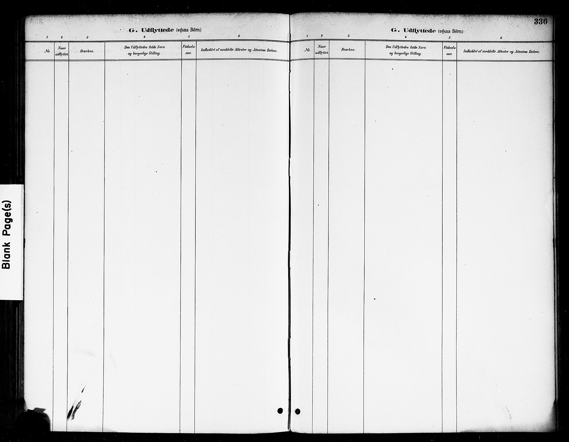 Skjeberg prestekontor Kirkebøker, SAO/A-10923/F/Fa/L0009: Ministerialbok nr. I 9, 1886-1897, s. 336