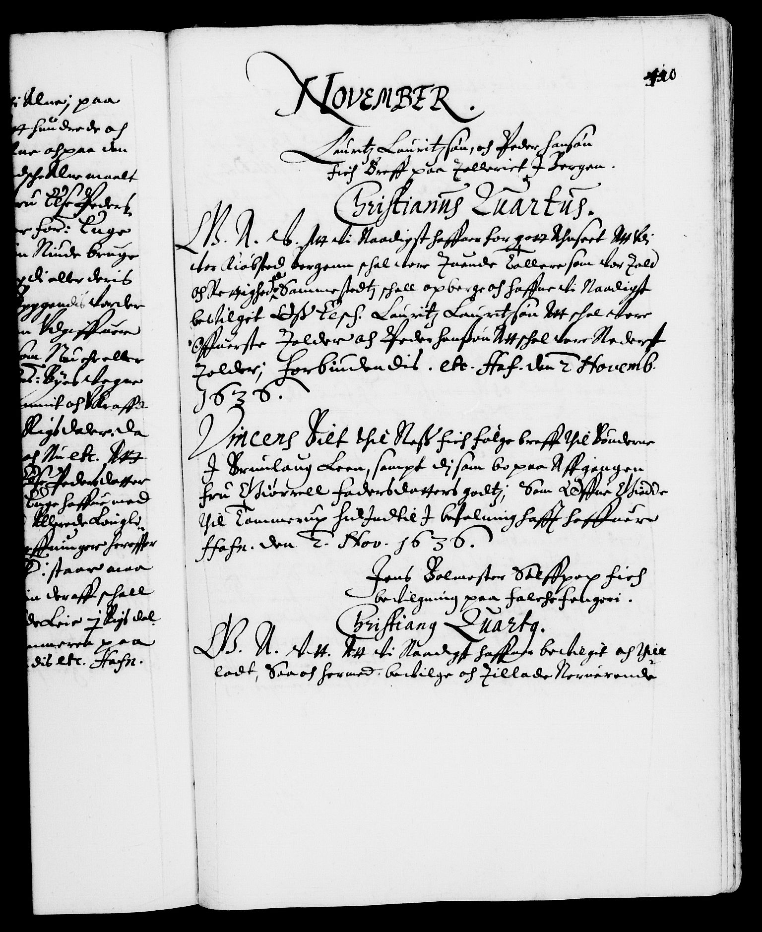 Danske Kanselli 1572-1799, RA/EA-3023/F/Fc/Fca/Fcaa/L0005: Norske registre (mikrofilm), 1631-1636, s. 410a