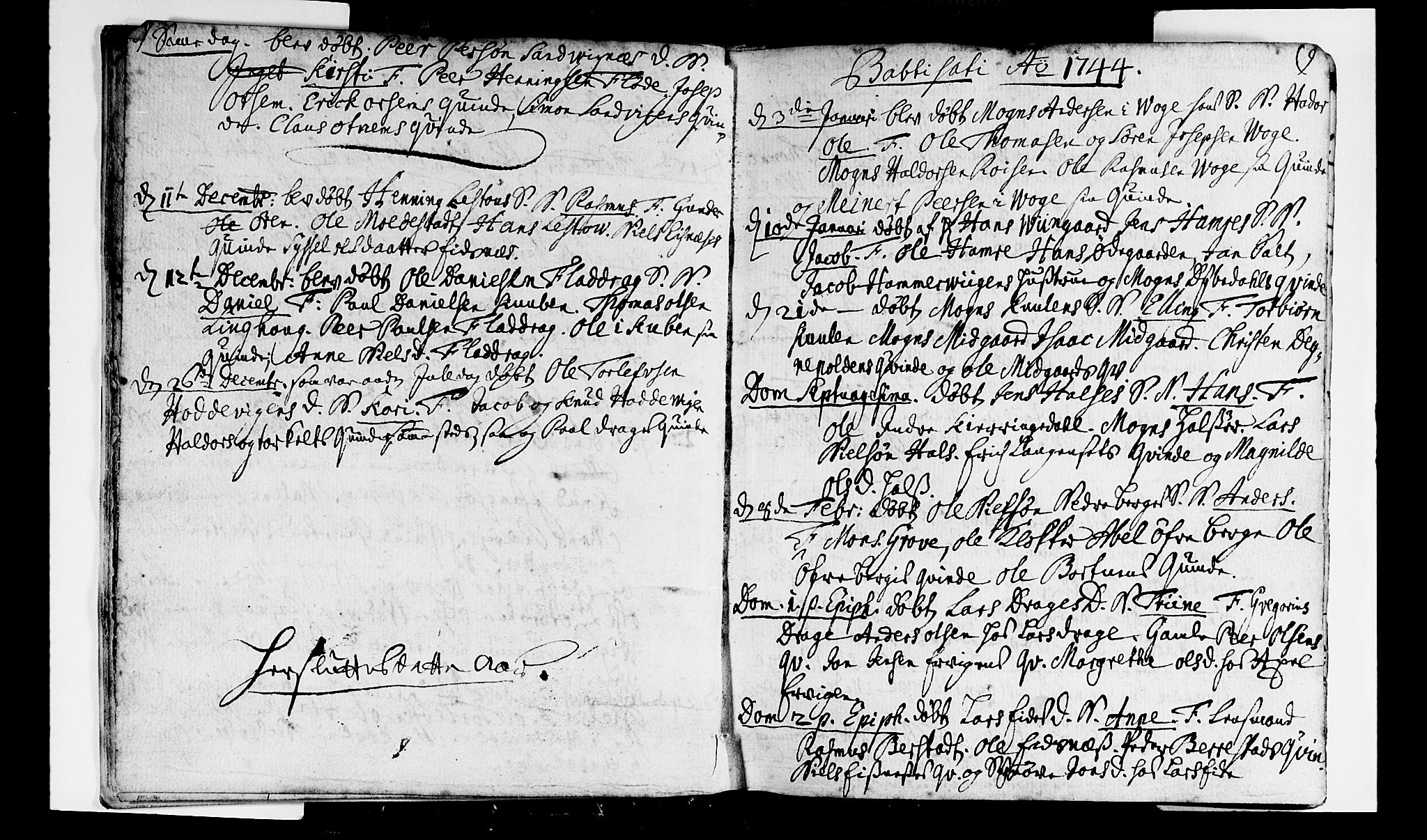 Selje sokneprestembete, AV/SAB-A-99938/H/Ha/Haa/Haaa: Ministerialbok nr. A 4, 1743-1759, s. 8-9