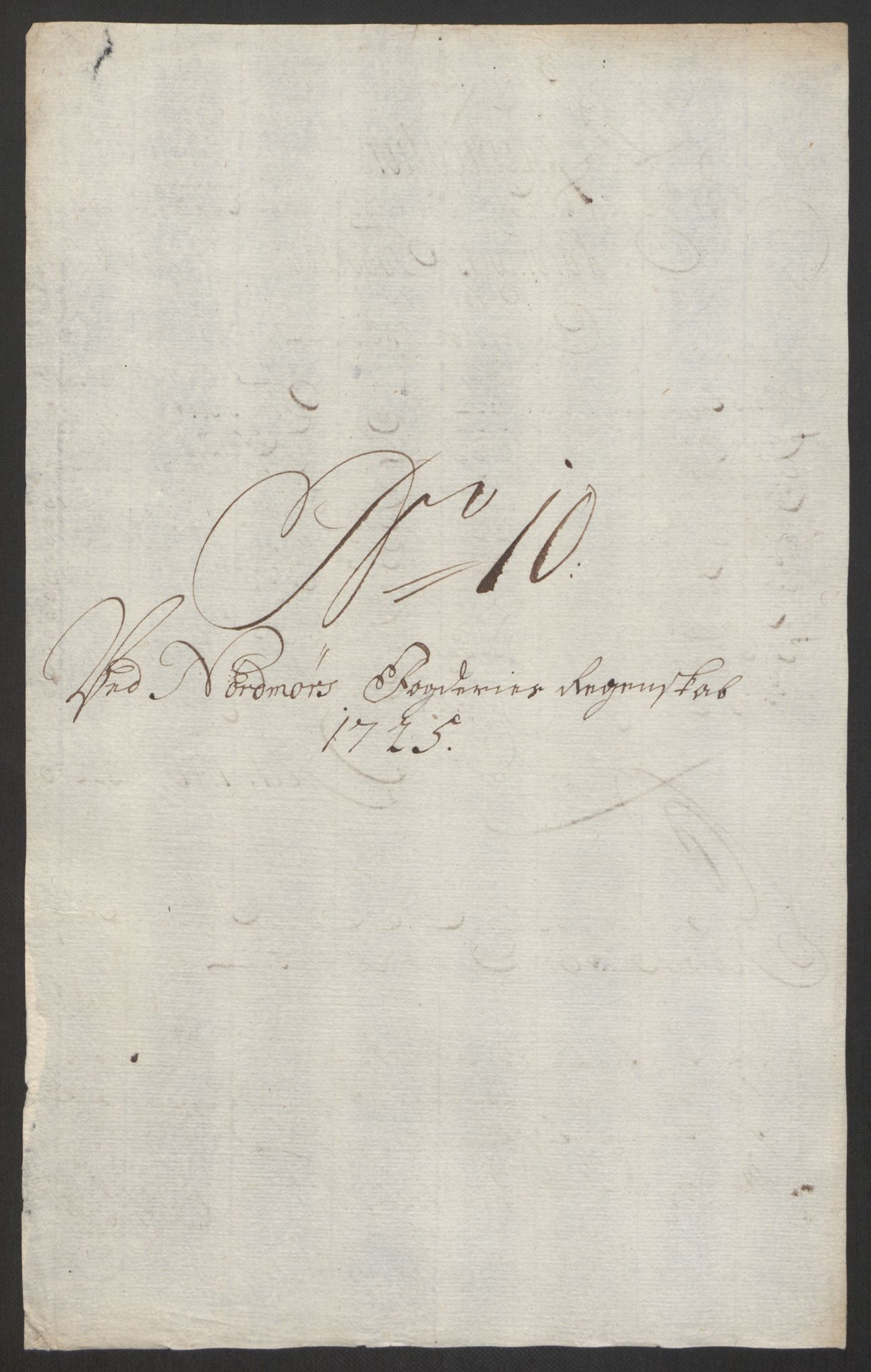 Rentekammeret inntil 1814, Reviderte regnskaper, Fogderegnskap, RA/EA-4092/R56/L3758: Fogderegnskap Nordmøre, 1725, s. 133