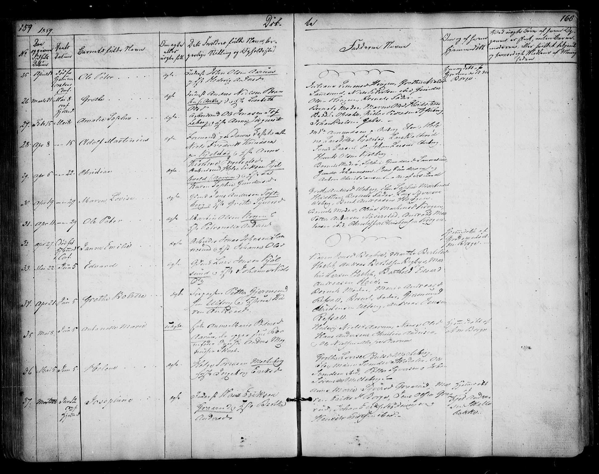 Borge prestekontor Kirkebøker, AV/SAO-A-10903/F/Fa/L0005: Ministerialbok nr. I 5, 1848-1860, s. 159-160