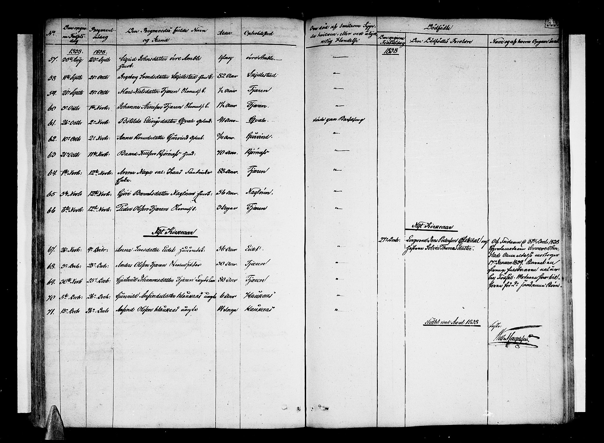 Sogndal sokneprestembete, AV/SAB-A-81301/H/Haa/Haaa/L0010: Ministerialbok nr. A 10, 1821-1838, s. 335