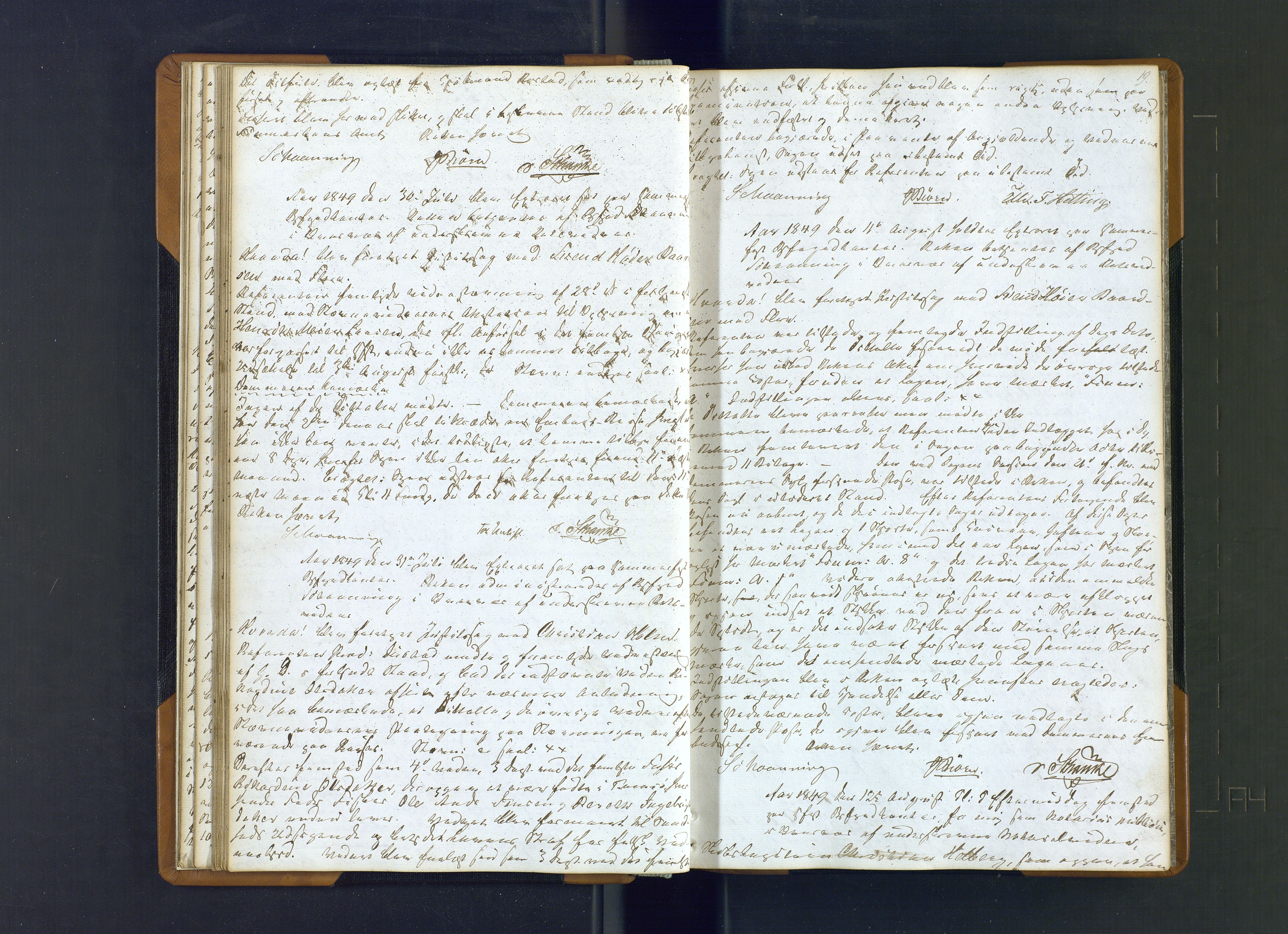 Hammerfest fogderi/sorenskriveri, AV/SATØ-S-0056/1/J/Ja/Jab/L0184: Ekstrarettsprotokoller, 1849-1850, s. 19