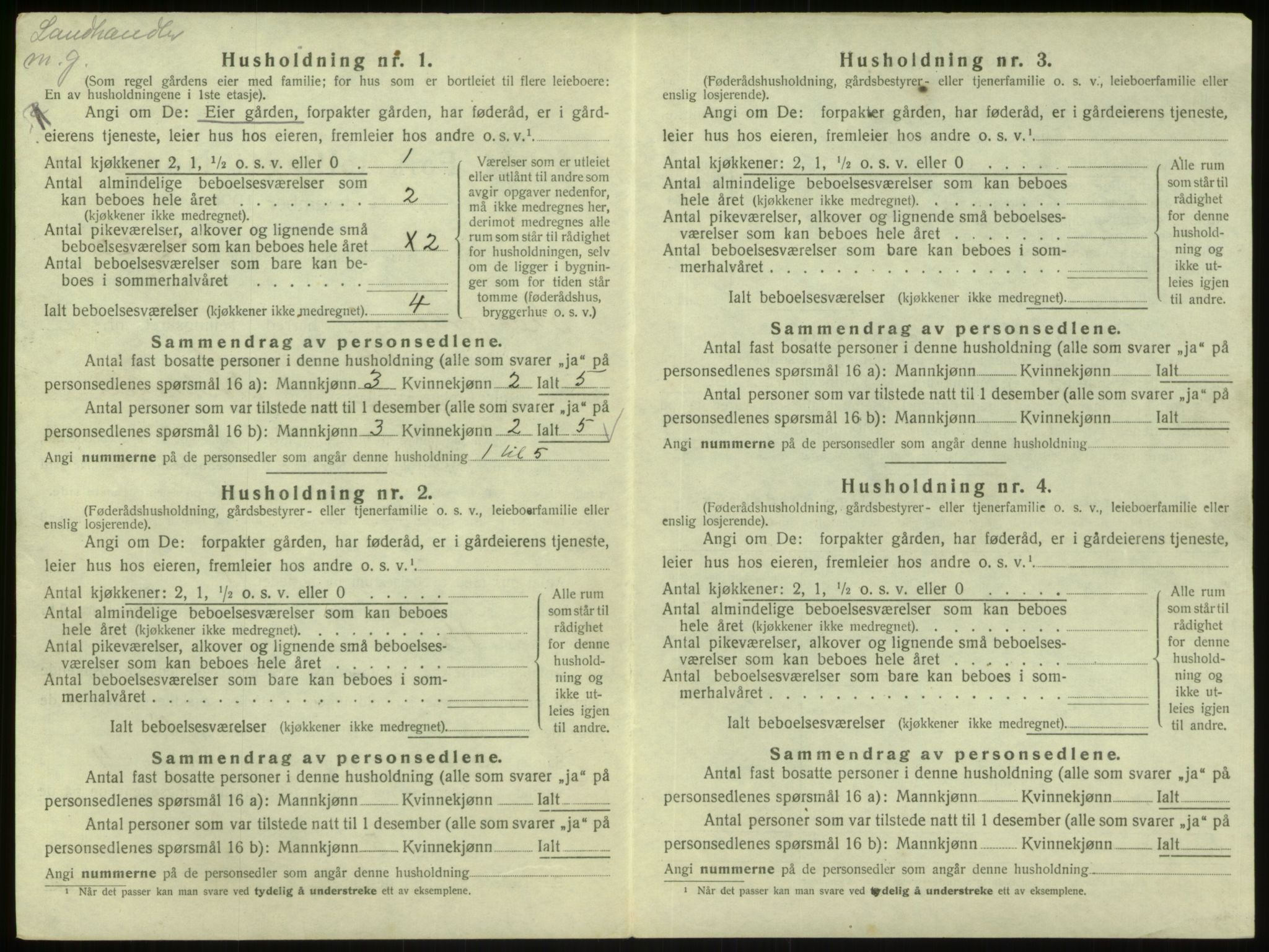 SAB, Folketelling 1920 for 1266 Masfjorden herred, 1920, s. 240