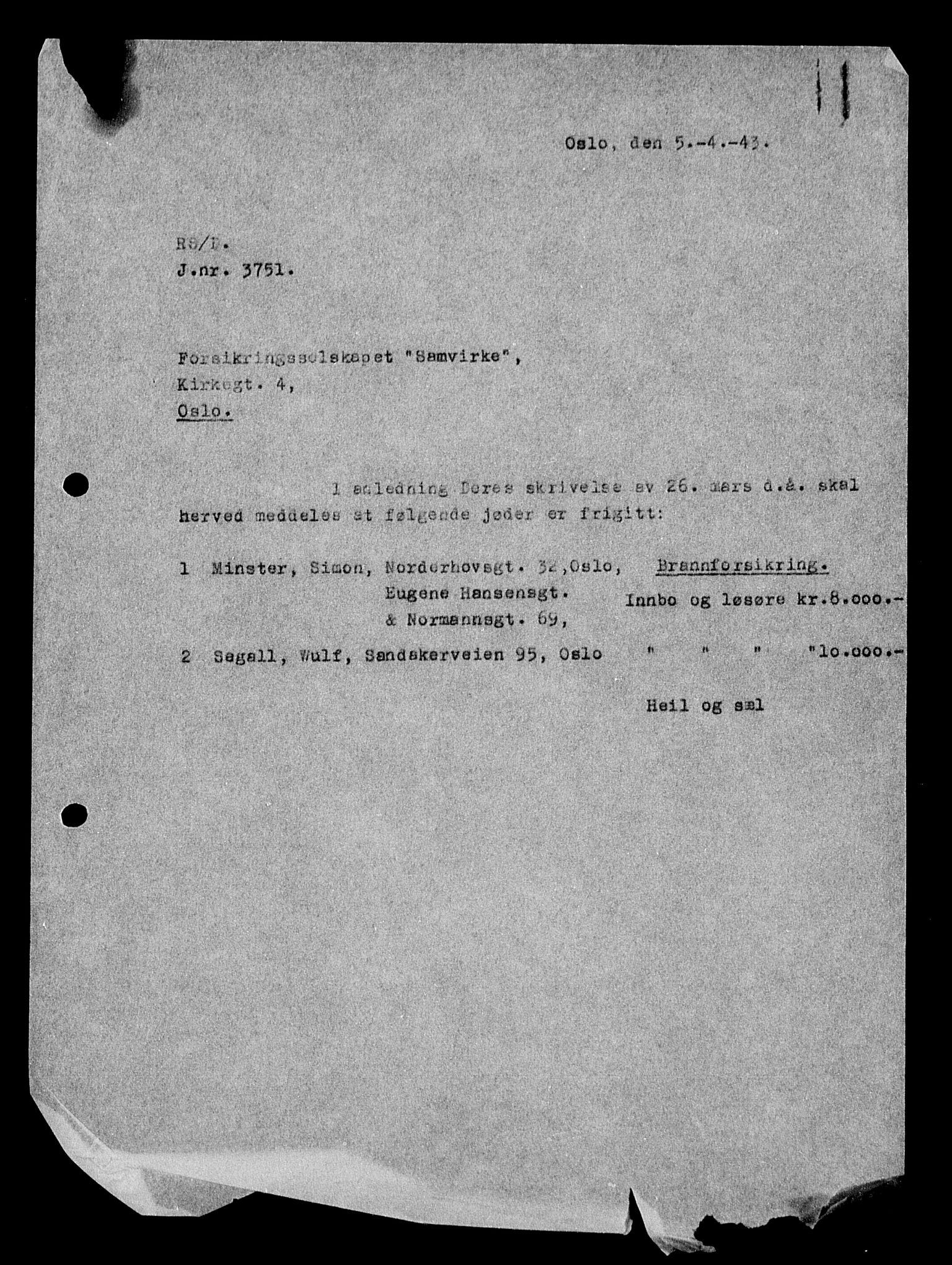 Justisdepartementet, Tilbakeføringskontoret for inndratte formuer, AV/RA-S-1564/H/Hc/Hcc/L0965: --, 1945-1947, s. 724