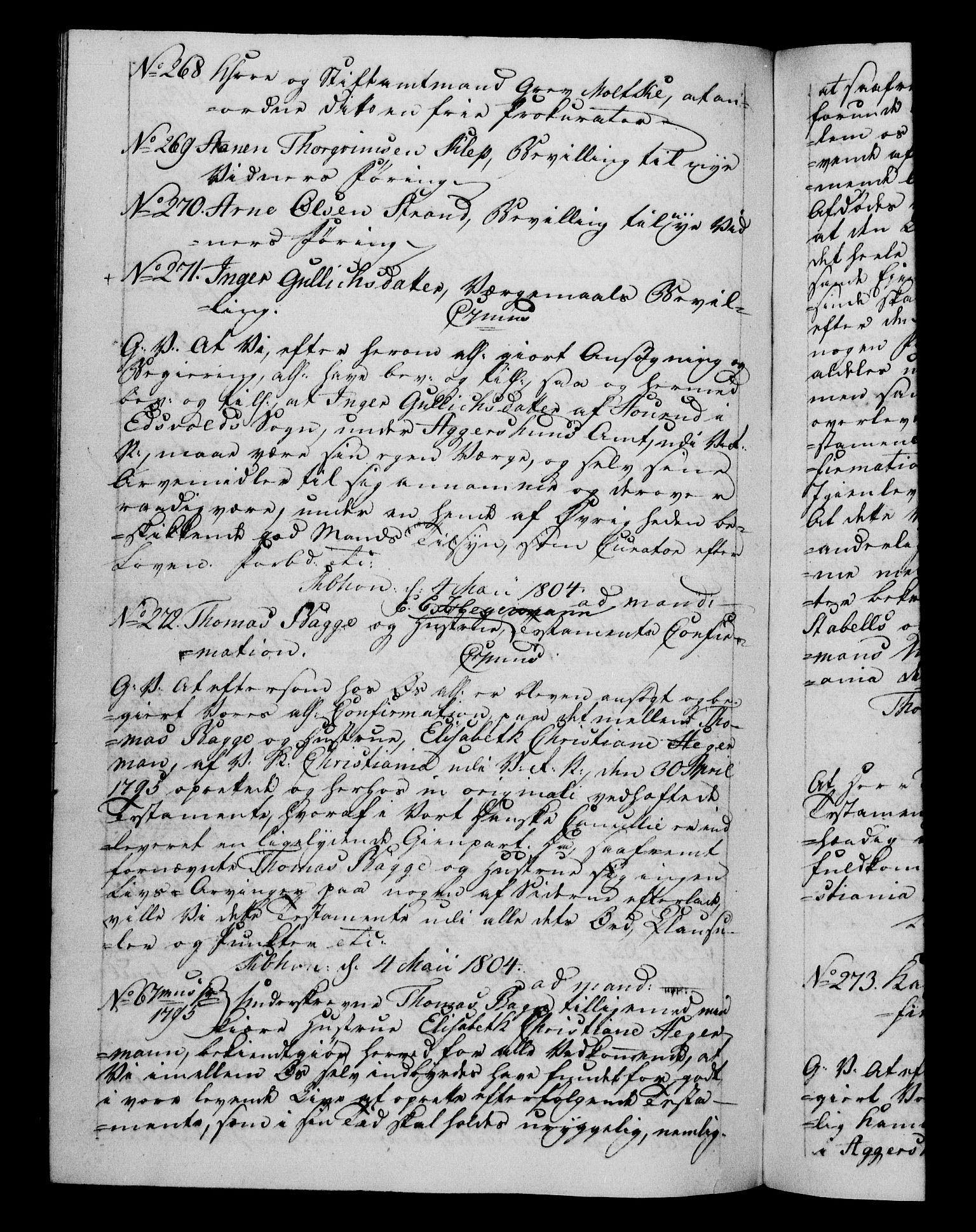 Danske Kanselli 1800-1814, AV/RA-EA-3024/H/Hf/Hfb/Hfba/L0002: Registranter, 1802-1804, s. 251b