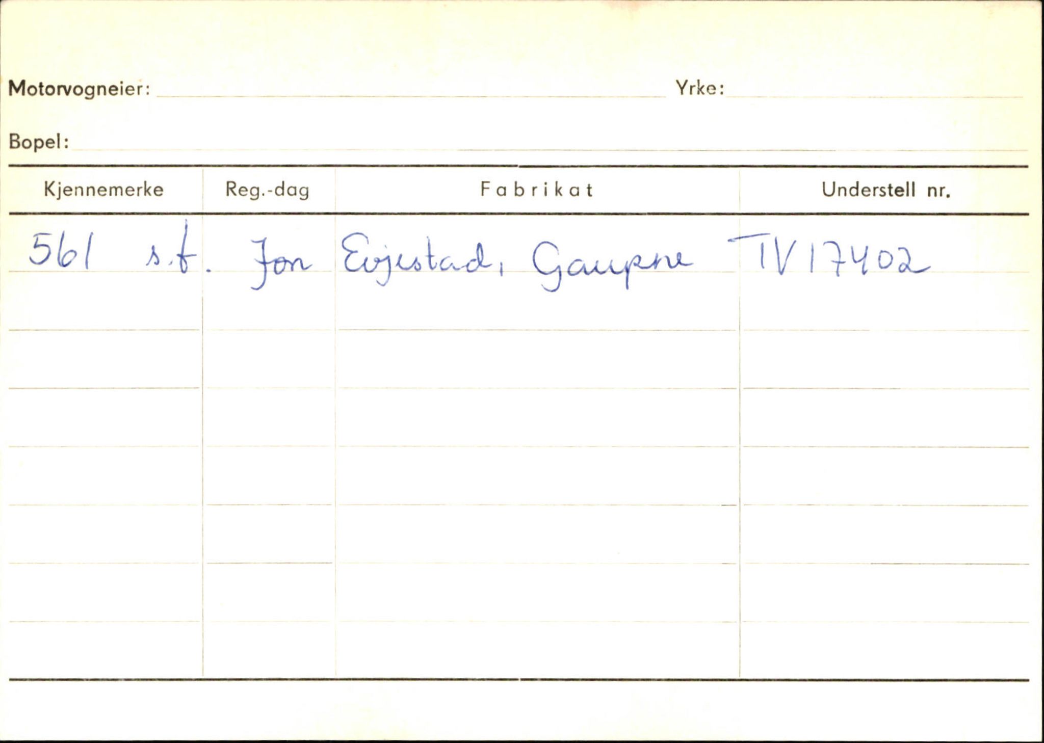 Statens vegvesen, Sogn og Fjordane vegkontor, AV/SAB-A-5301/4/F/L0126: Eigarregister Fjaler M-Å. Leikanger A-Å, 1945-1975, s. 1194
