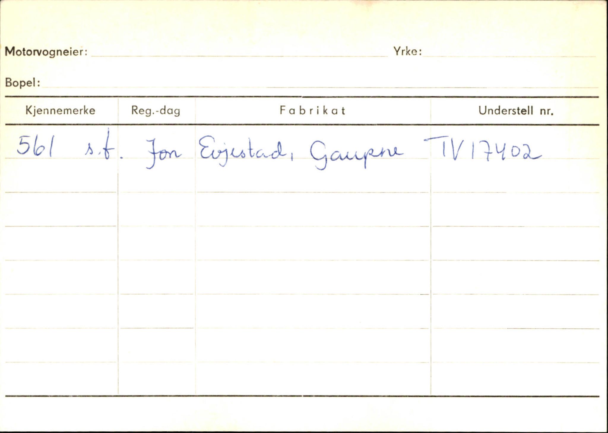 Statens vegvesen, Sogn og Fjordane vegkontor, AV/SAB-A-5301/4/F/L0126: Eigarregister Fjaler M-Å. Leikanger A-Å, 1945-1975, s. 1194