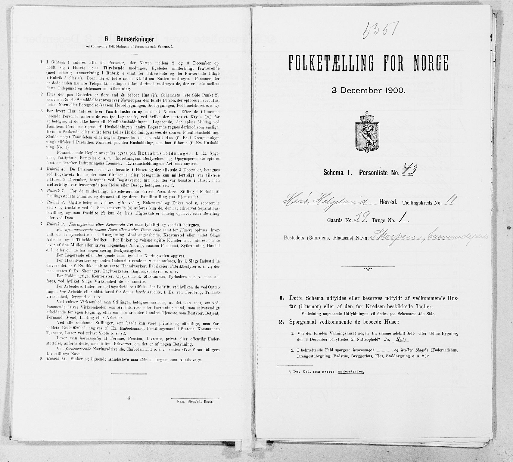 SAT, Folketelling 1900 for 1818 Herøy herred, 1900, s. 1121