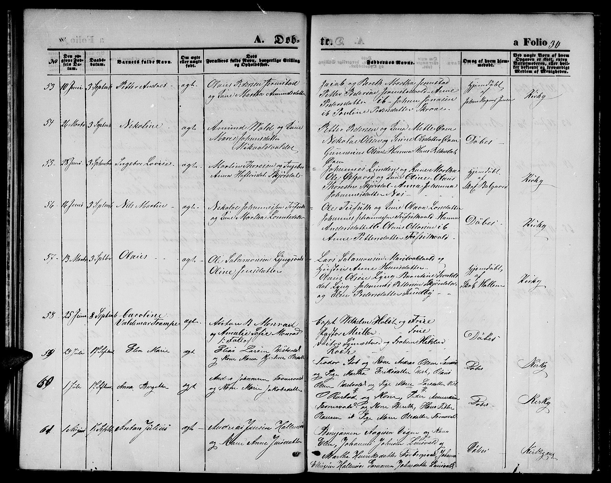 Ministerialprotokoller, klokkerbøker og fødselsregistre - Nord-Trøndelag, AV/SAT-A-1458/723/L0255: Klokkerbok nr. 723C03, 1869-1879, s. 30a