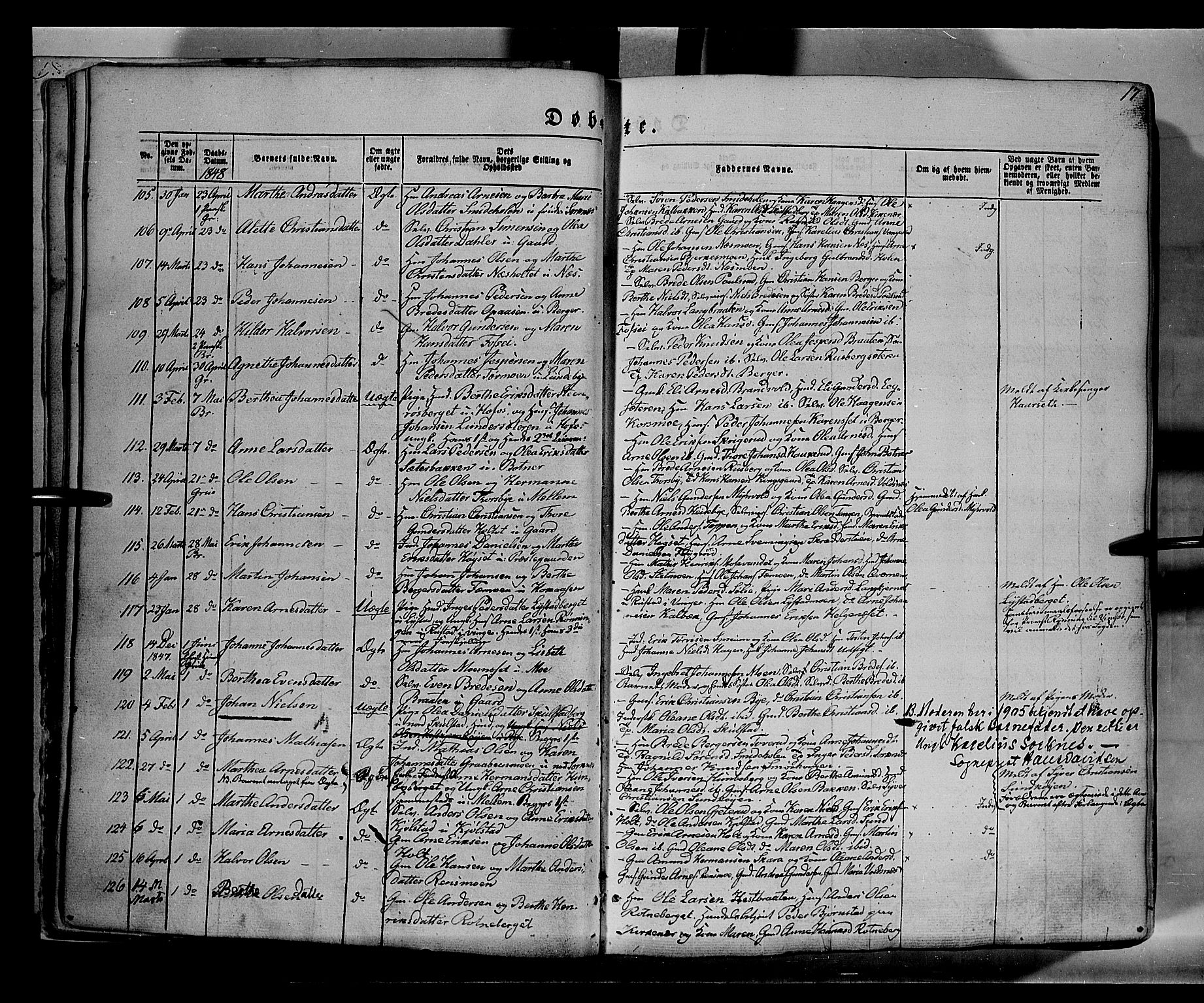 Grue prestekontor, AV/SAH-PREST-036/H/Ha/Haa/L0008: Ministerialbok nr. 8, 1847-1858, s. 17