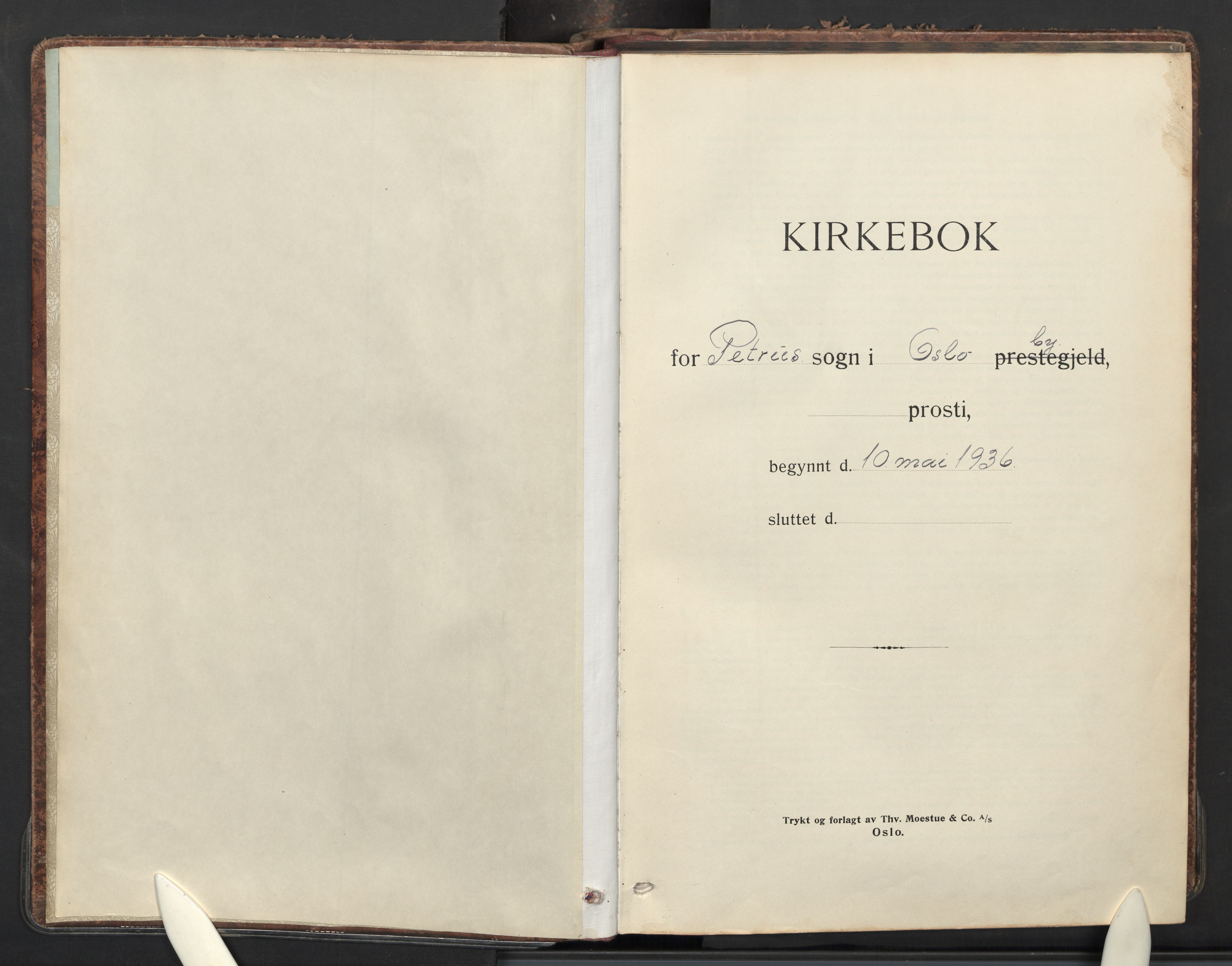 Petrus prestekontor Kirkebøker, AV/SAO-A-10872/F/Fa/L0017: Ministerialbok nr. I 17, 1936-1949