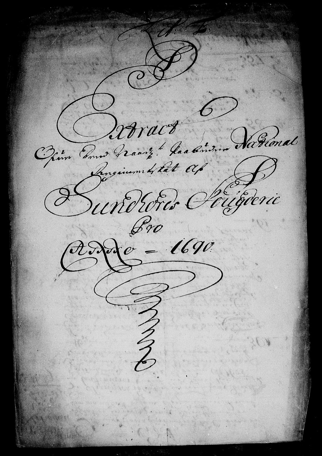 Rentekammeret inntil 1814, Reviderte regnskaper, Stiftamtstueregnskaper, Bergen stiftamt, RA/EA-6043/R/Rc/L0090: Bergen stiftamt, 1689