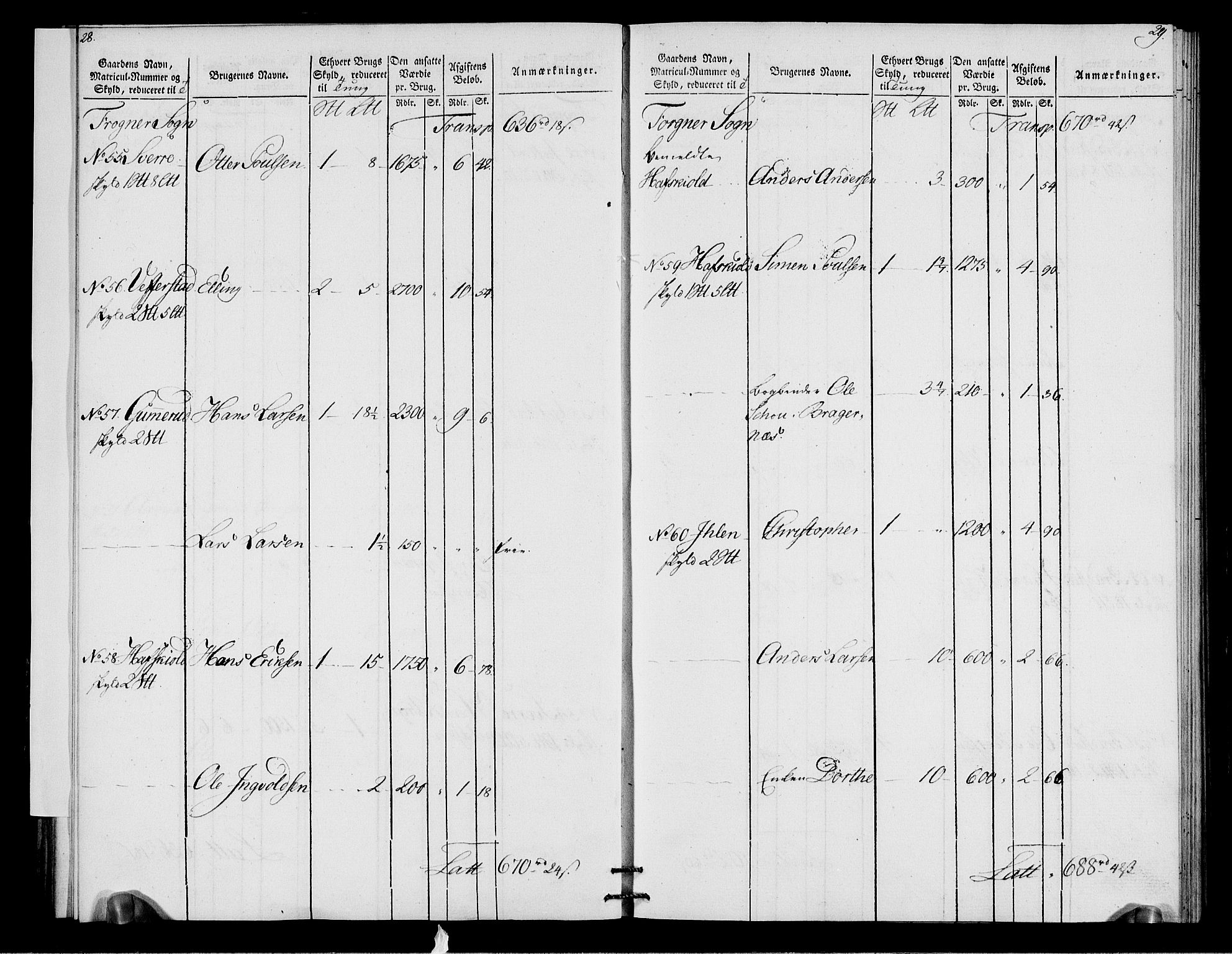 Rentekammeret inntil 1814, Realistisk ordnet avdeling, AV/RA-EA-4070/N/Ne/Nea/L0066: Buskerud fogderi. Oppebørselsregister for Lier, Røyken og Hurum prestegjeld, 1803-1804, s. 17