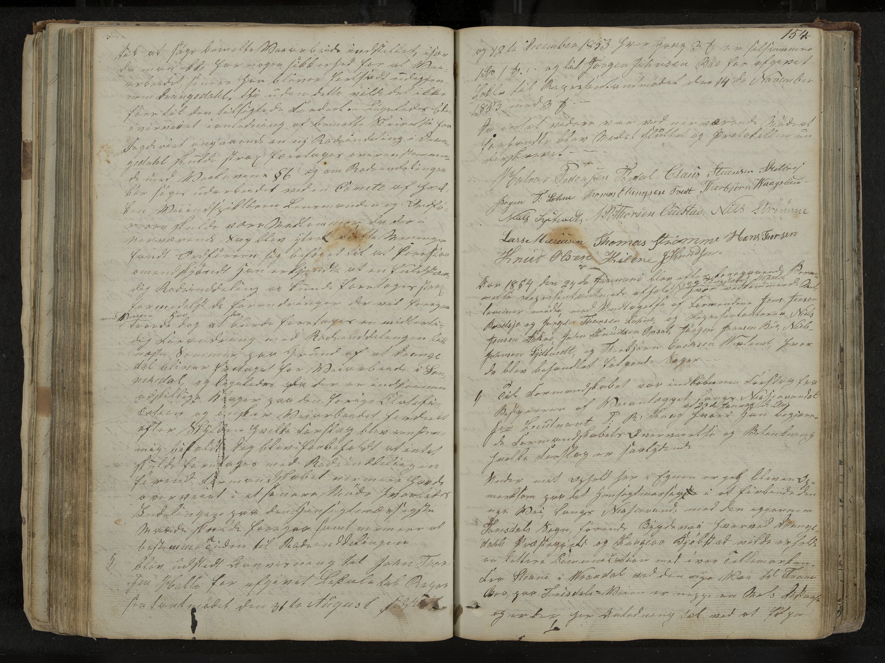 Drangedal formannskap og sentraladministrasjon, IKAK/0817021/A/L0001: Møtebok, 1837-1870, s. 154