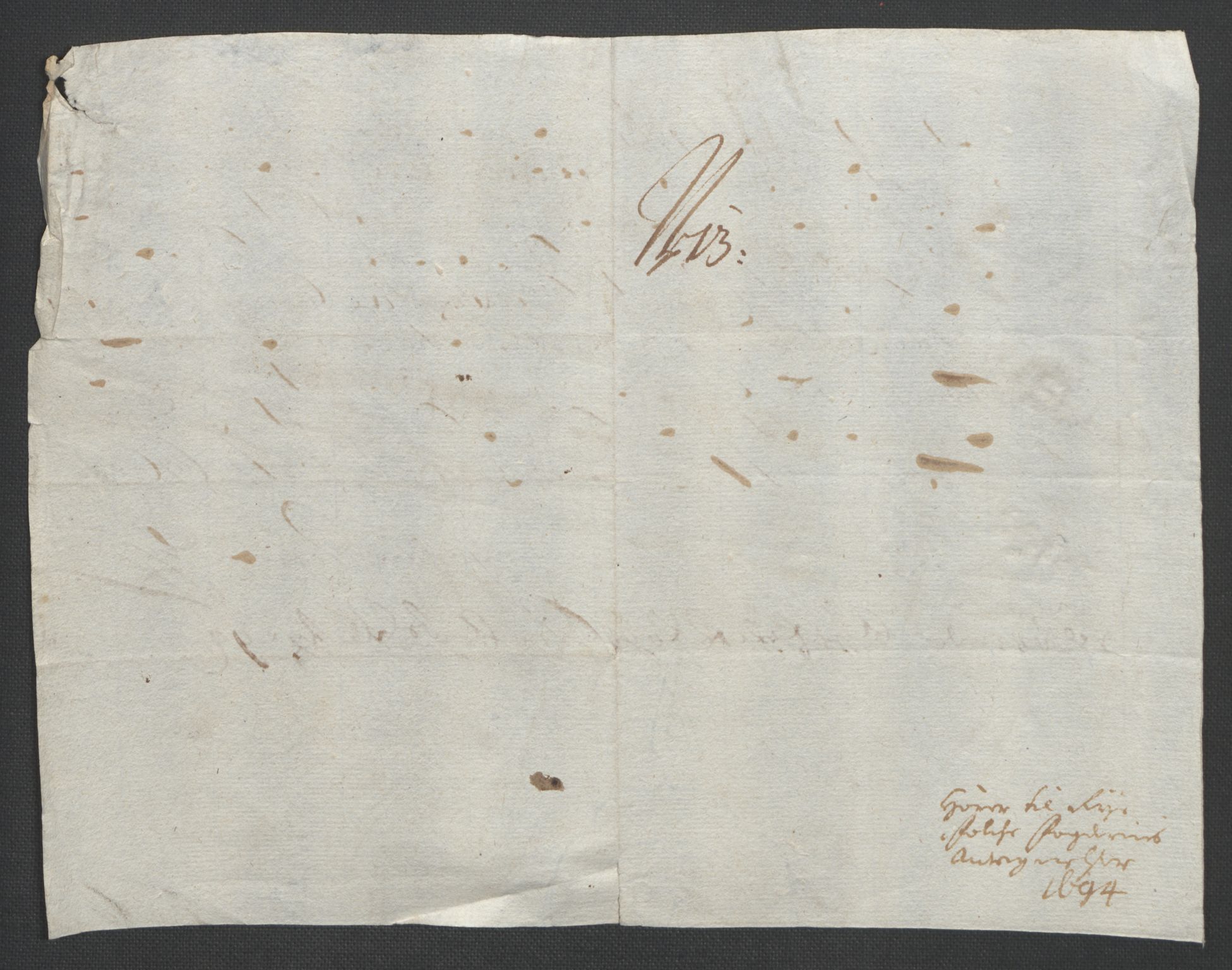 Rentekammeret inntil 1814, Reviderte regnskaper, Fogderegnskap, RA/EA-4092/R47/L2857: Fogderegnskap Ryfylke, 1694-1696, s. 106