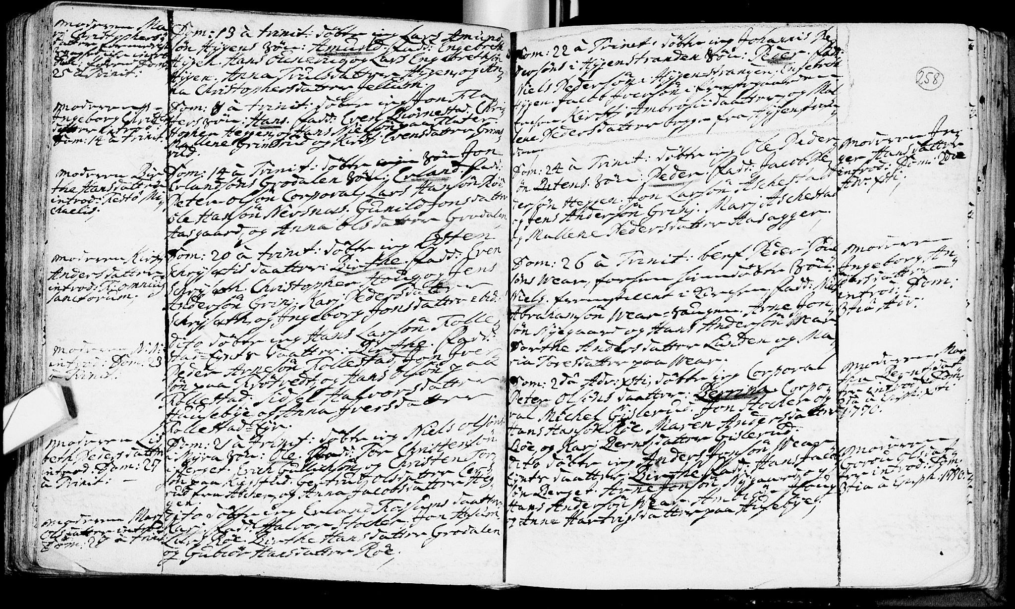Røyken kirkebøker, SAKO/A-241/F/Fa/L0002: Ministerialbok nr. 2, 1731-1782, s. 258