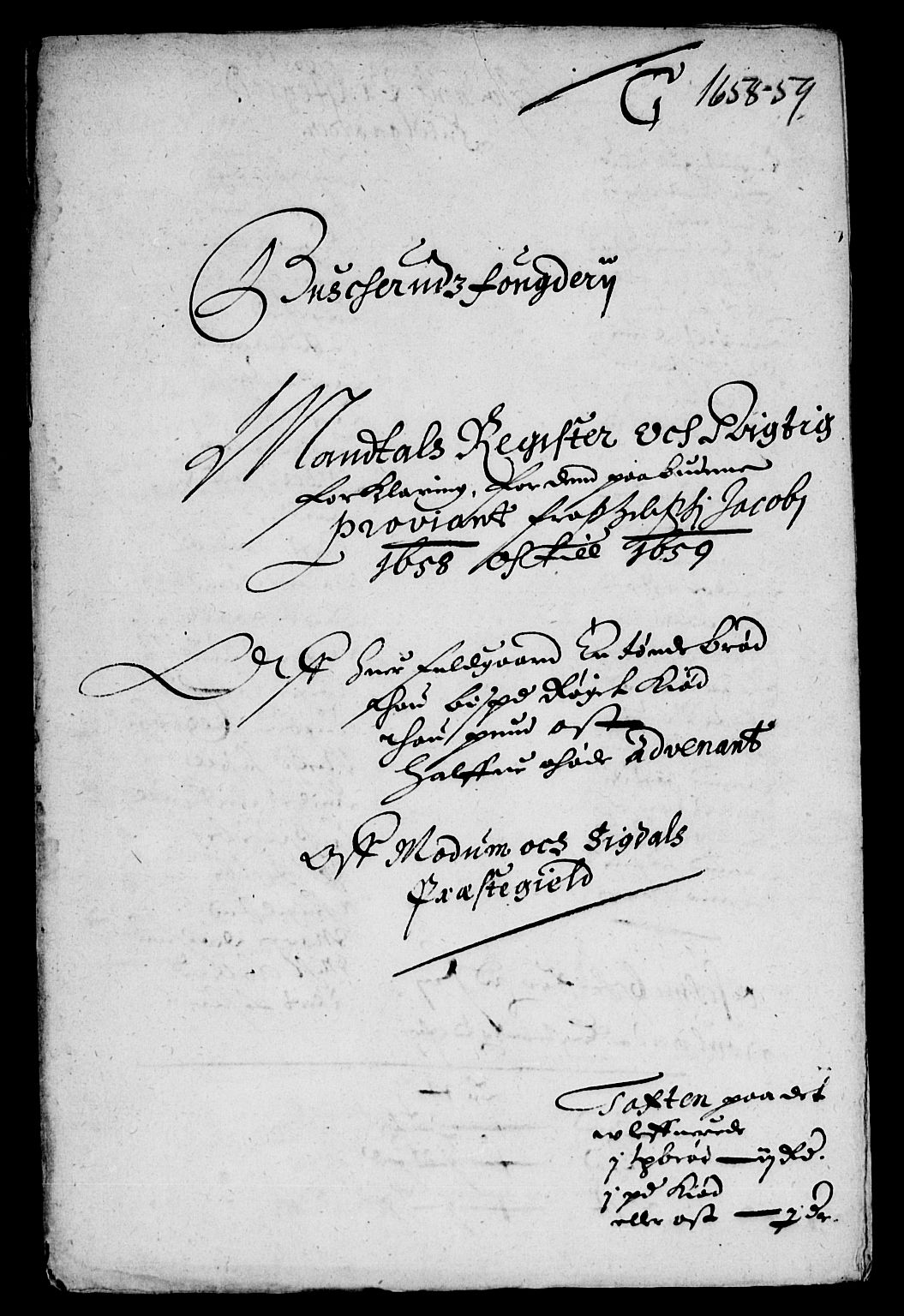 Rentekammeret inntil 1814, Reviderte regnskaper, Lensregnskaper, AV/RA-EA-5023/R/Rb/Rba/L0249: Akershus len, 1658-1659