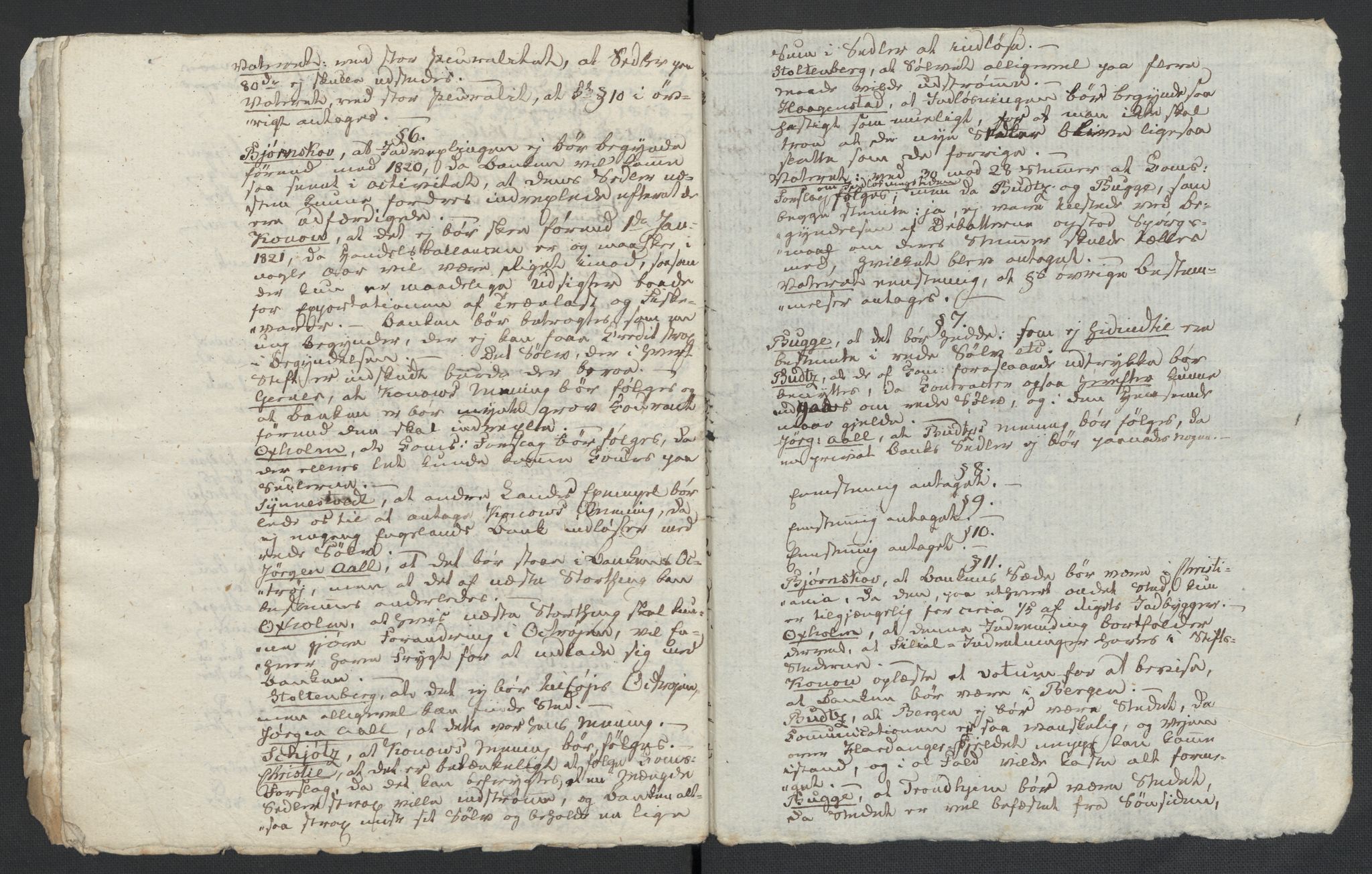 Christie, Wilhelm Frimann Koren, AV/RA-PA-0014/F/L0005: Christies dokumenter fra Stortinget, 1815-1816, s. 794