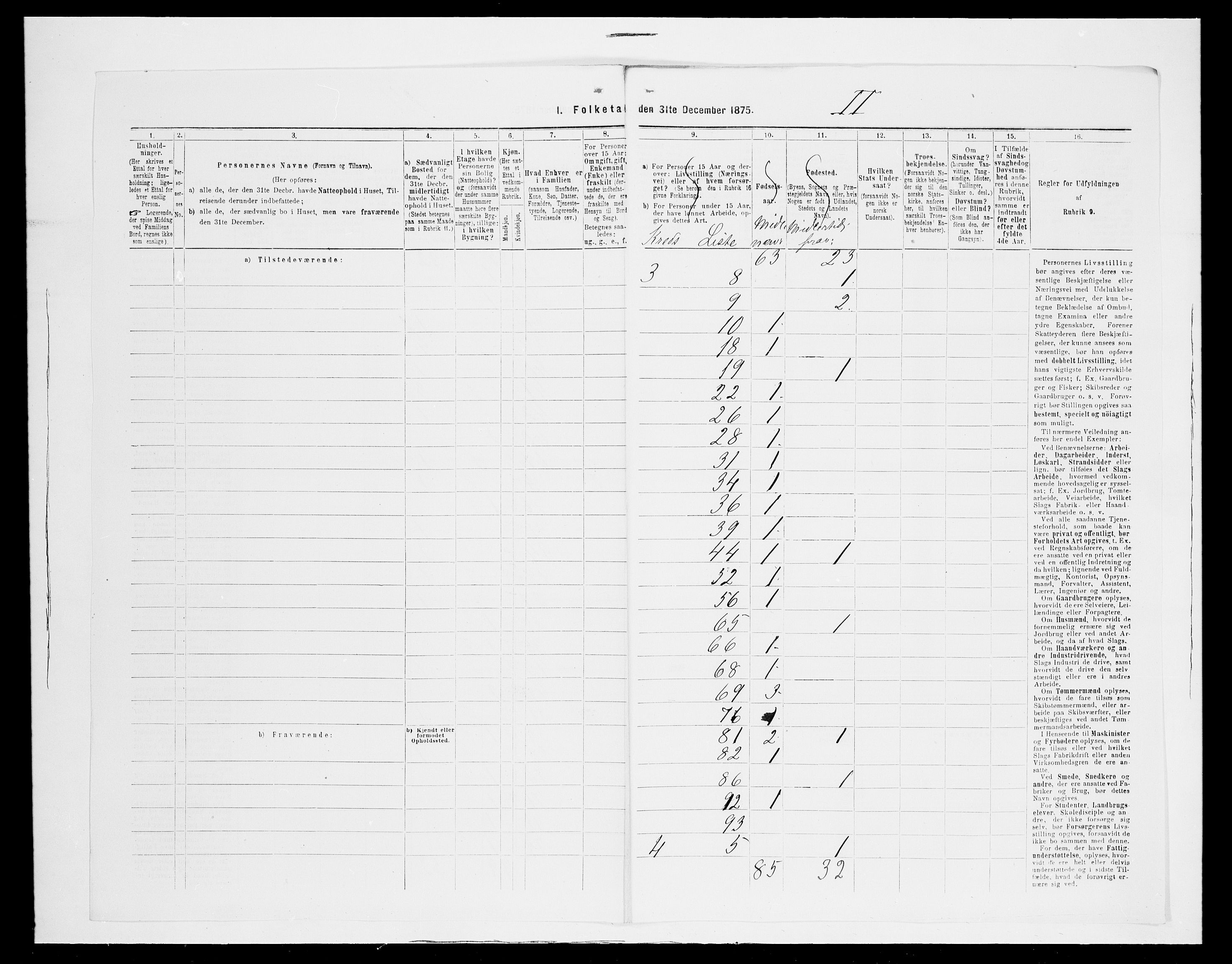 SAH, Folketelling 1875 for 0415P Løten prestegjeld, 1875, s. 52