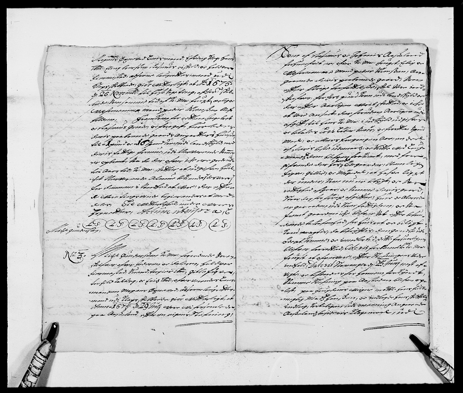 Rentekammeret inntil 1814, Reviderte regnskaper, Fogderegnskap, RA/EA-4092/R46/L2715: Fogderegnskap Jæren og Dalane, 1675, s. 377