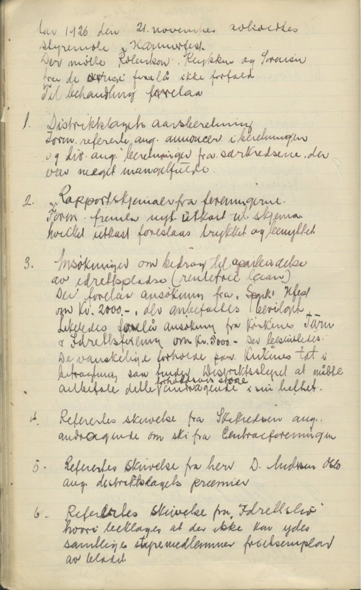 Finnmark Distriktslag for Idrett, FMFB/A-1040/A/L0001: Møteprotokoll, 1919-1940, s. 75