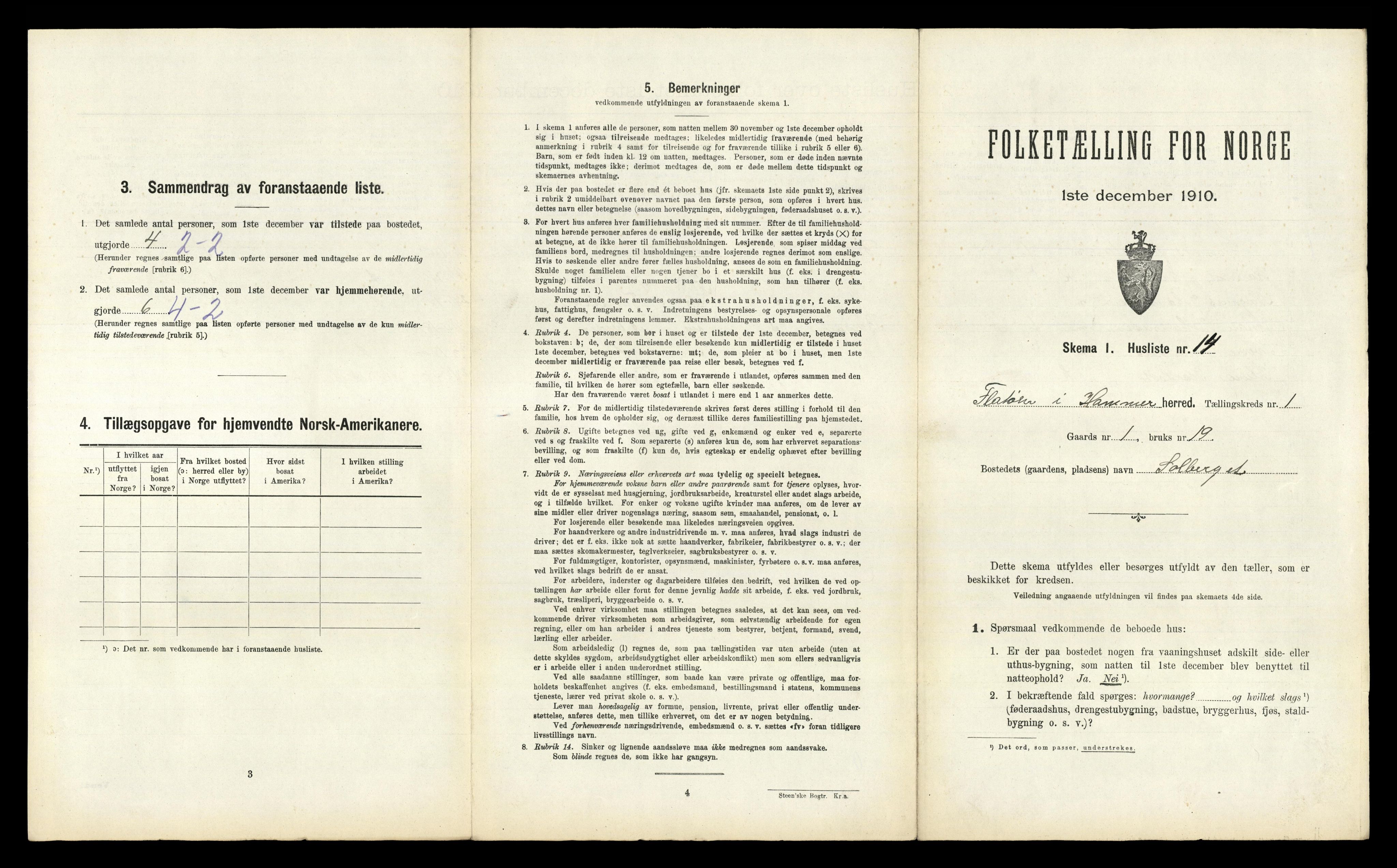 RA, Folketelling 1910 for 1254 Hamre herred, 1910, s. 66