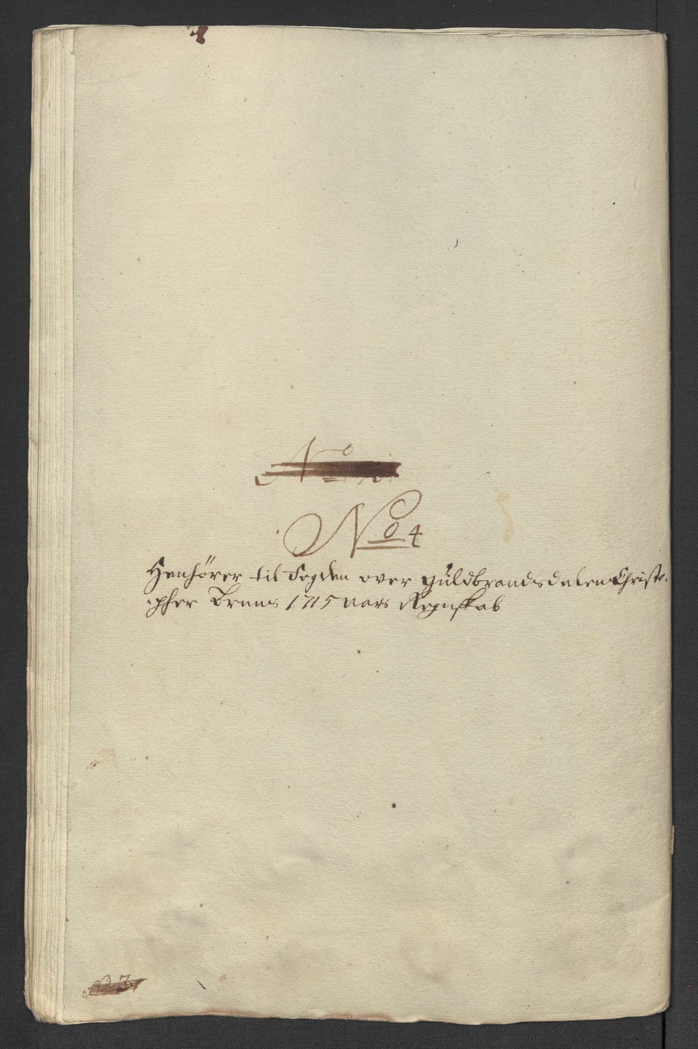 Rentekammeret inntil 1814, Reviderte regnskaper, Fogderegnskap, RA/EA-4092/R17/L1184: Fogderegnskap Gudbrandsdal, 1715, s. 100
