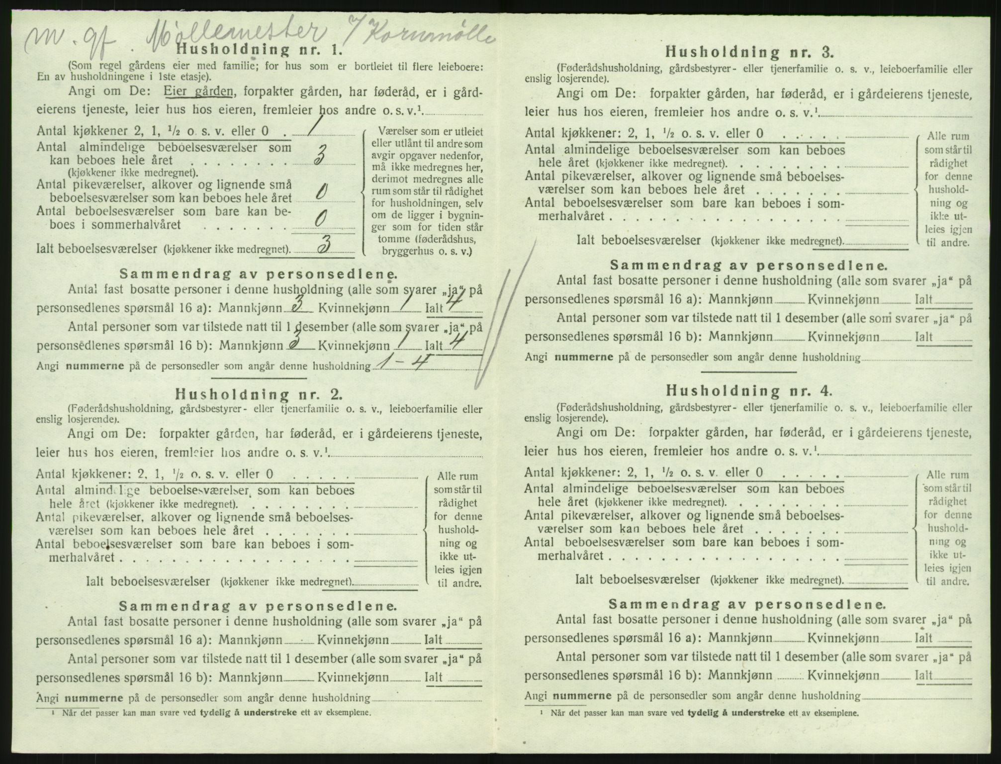 SAKO, Folketelling 1920 for 0727 Hedrum herred, 1920, s. 1012